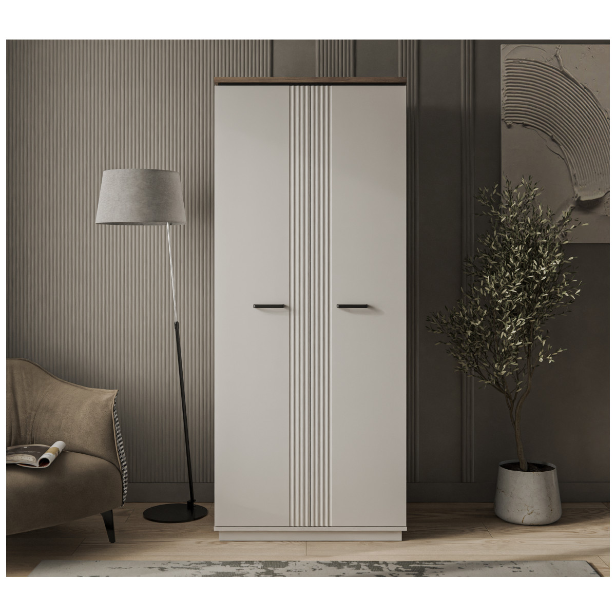 Картинка Винати Шкаф 2DG интернет-магазин мебели FreeTime