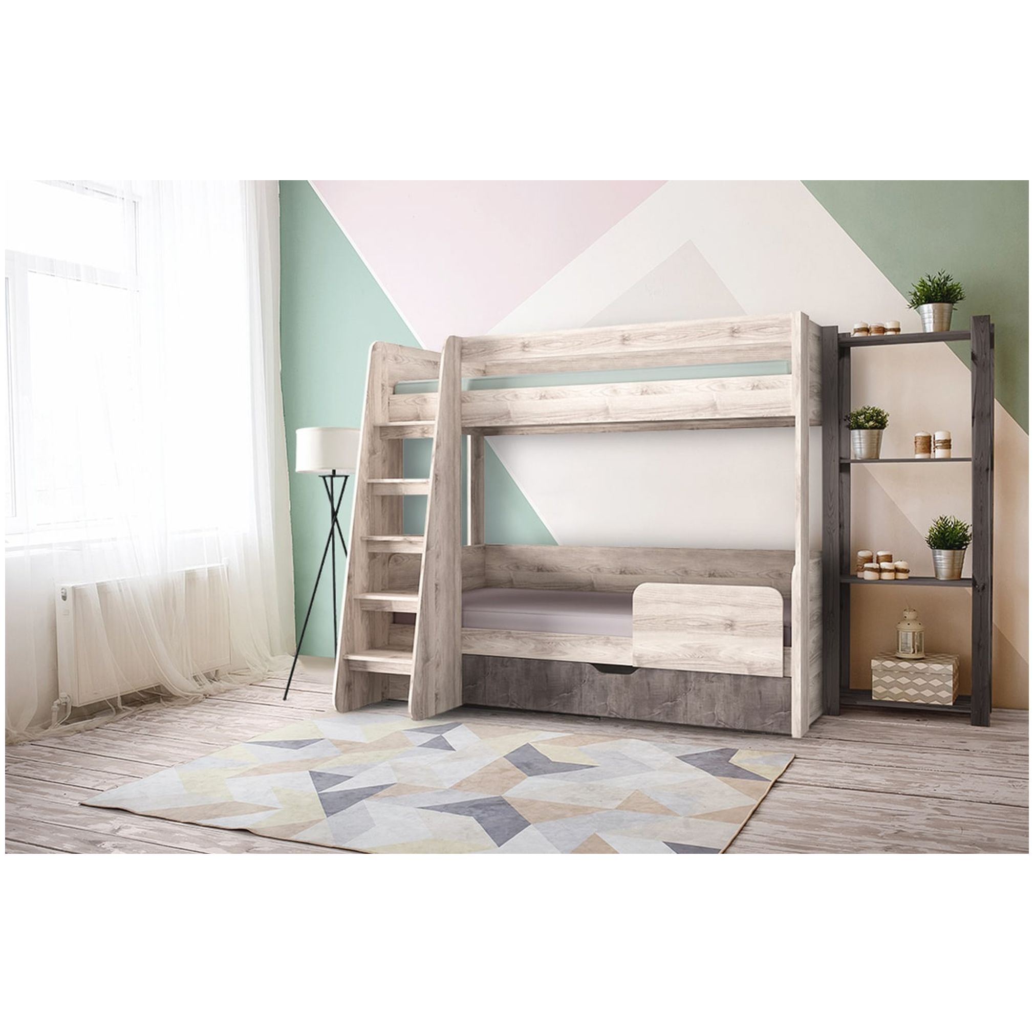 Картинка Джаз Кровать двухъярусная интернет-магазин мебели FreeTime