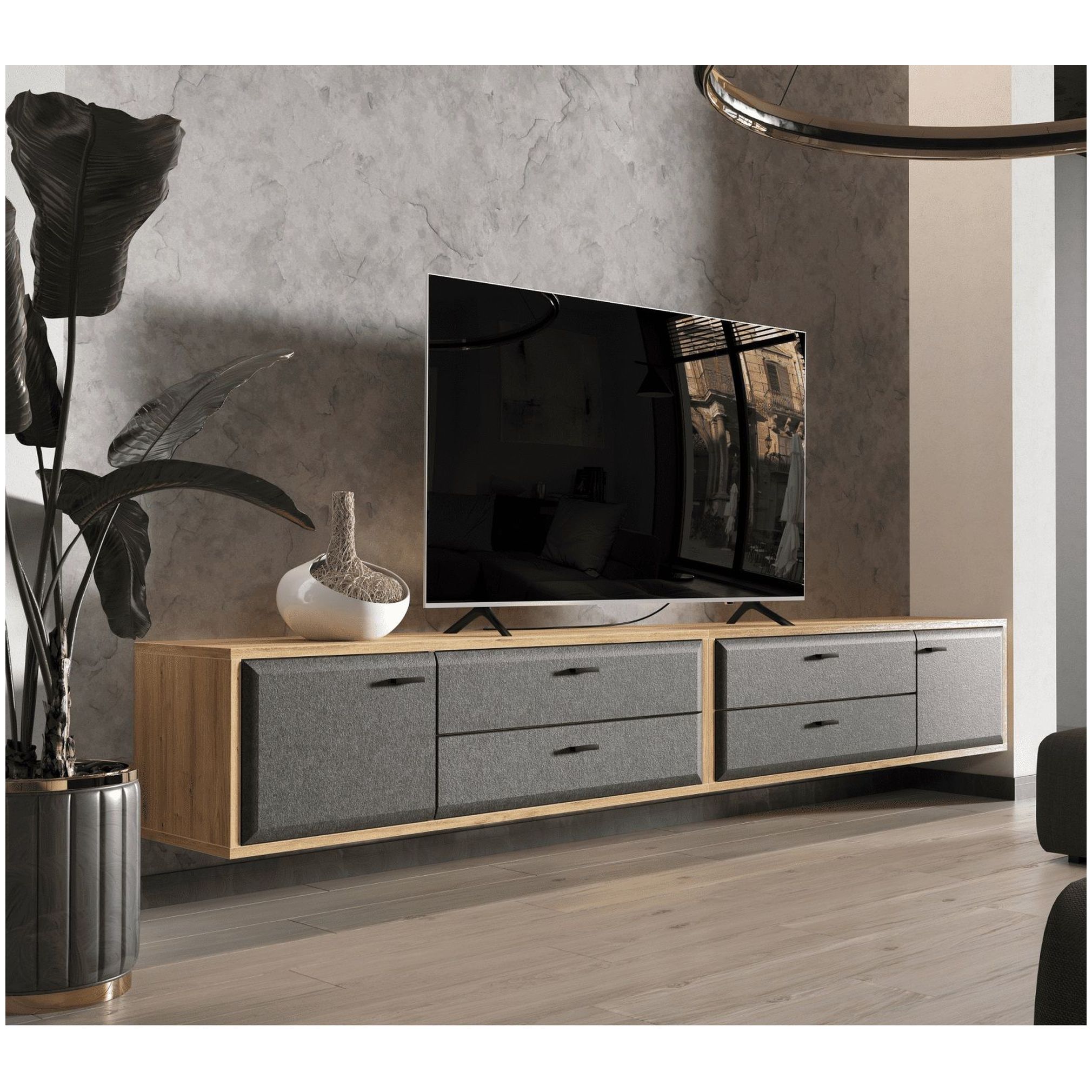 Картинка Грейс тумба навесная RTV1D2S интернет-магазин мебели FreeTime