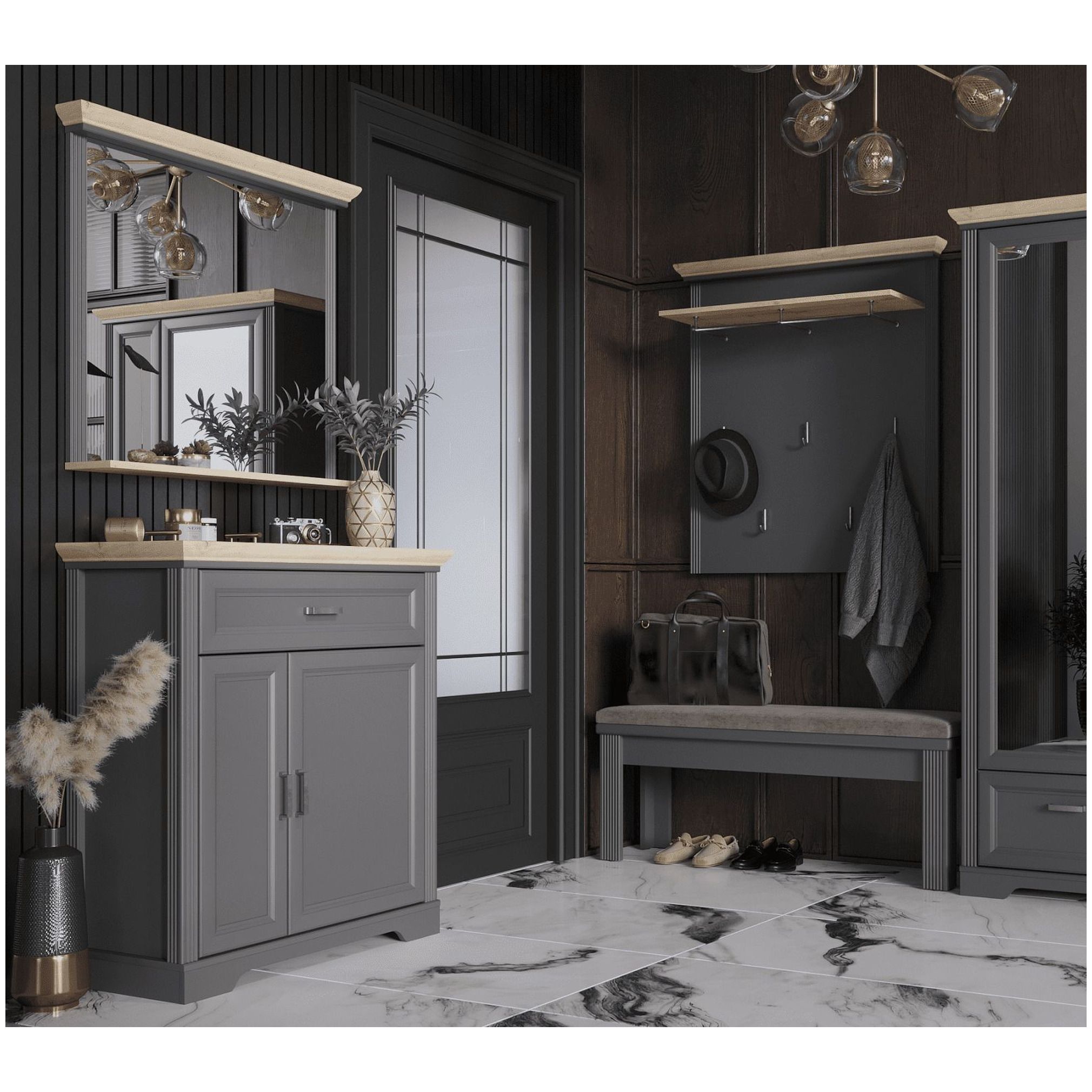 Картинка Жасмин зеркало LUS/90 интернет-магазин мебели FreeTime