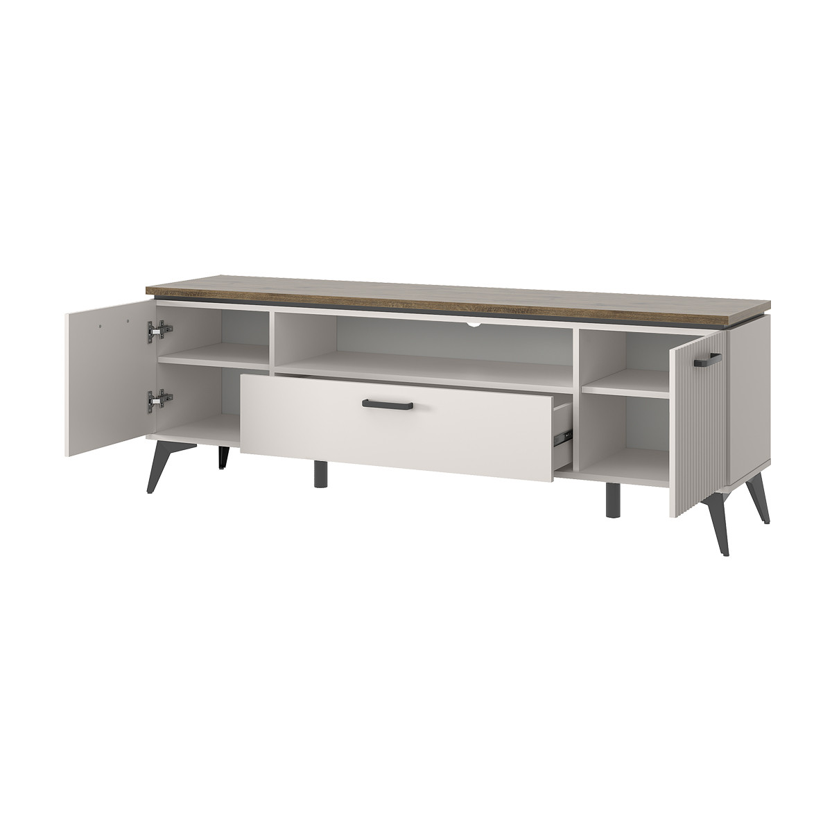 Картинка Винати Тумба ТВ RTV 2D1SN интернет-магазин мебели FreeTime