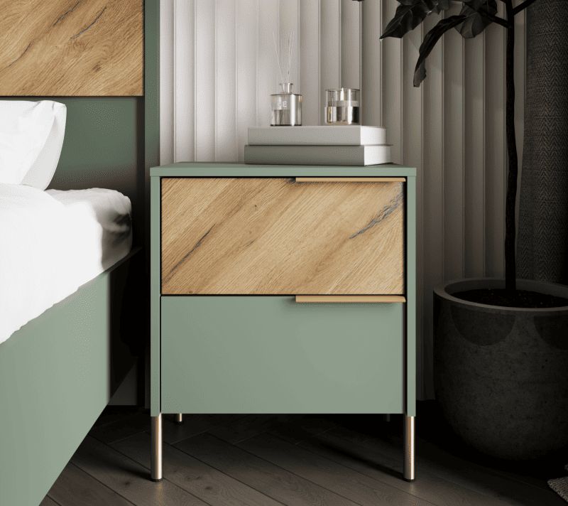Картинка Сиена тумба прикроватная KOM2S интернет-магазин мебели FreeTime