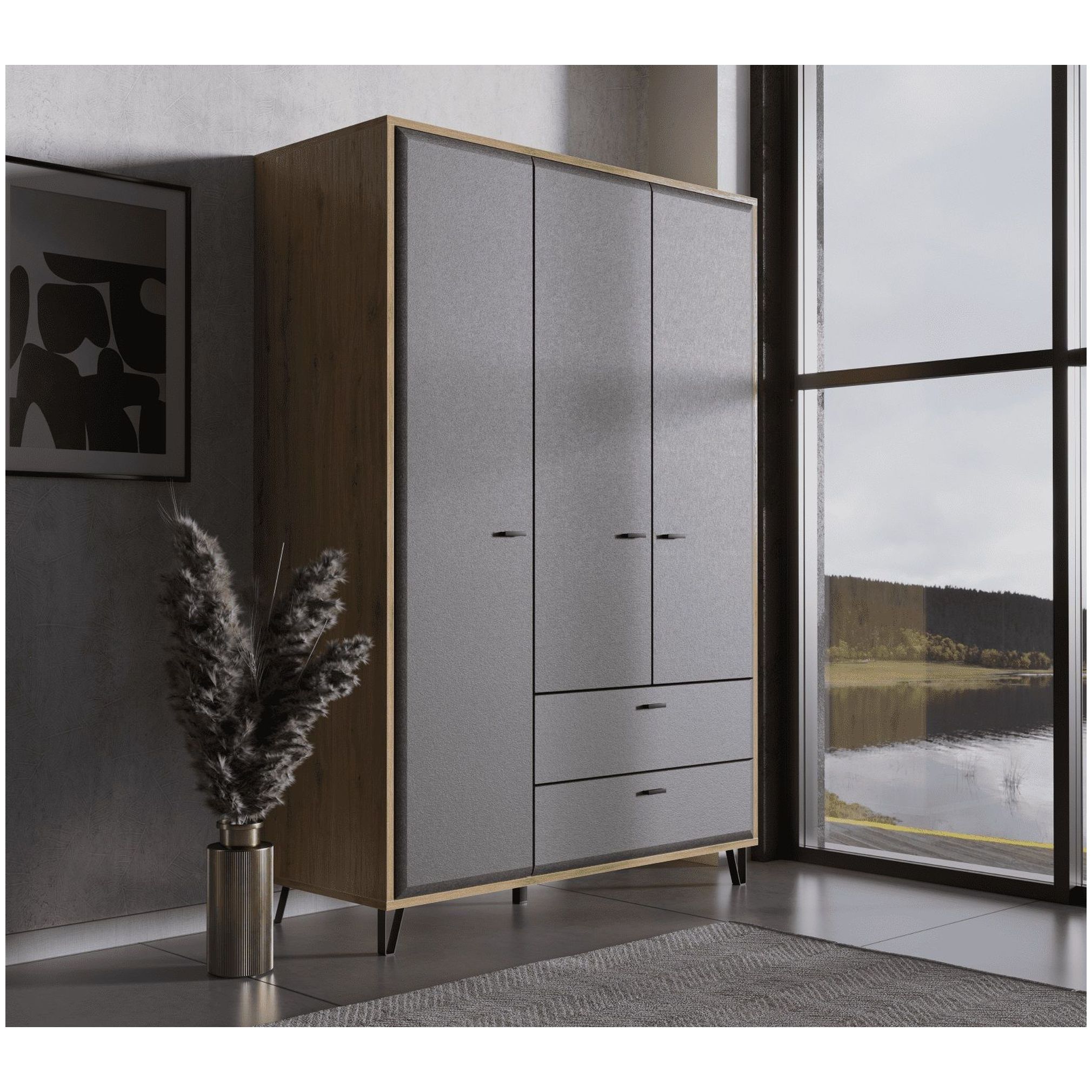 Картинка Грейс шкаф SZF3D2S интернет-магазин мебели FreeTime