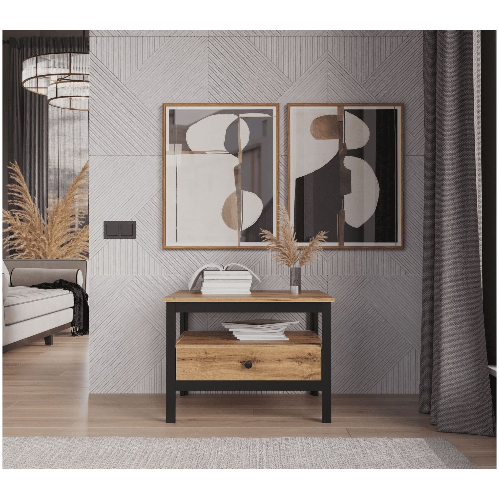 Картинка Лофт стол журнальный LAW интернет-магазин мебели FreeTime