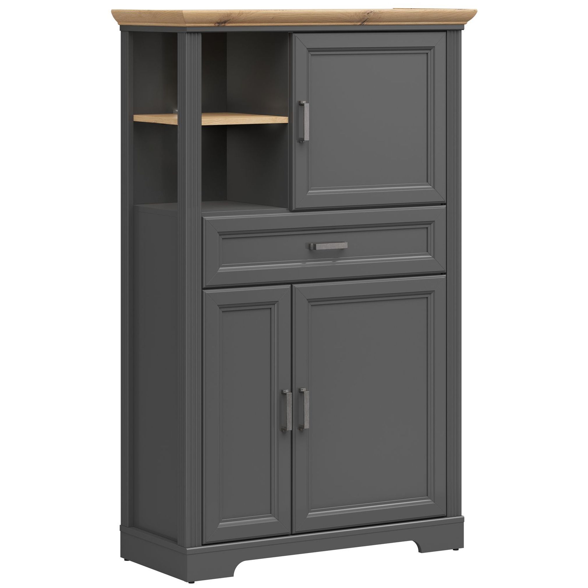 Картинка Жасмин шкаф-витрина REG3D1S интернет-магазин мебели FreeTime