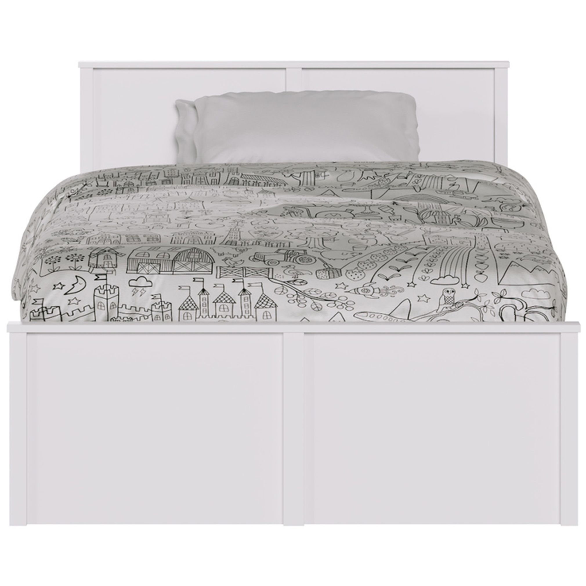 Картинка Ева кровать LOZ120*200 интернет-магазин мебели FreeTime