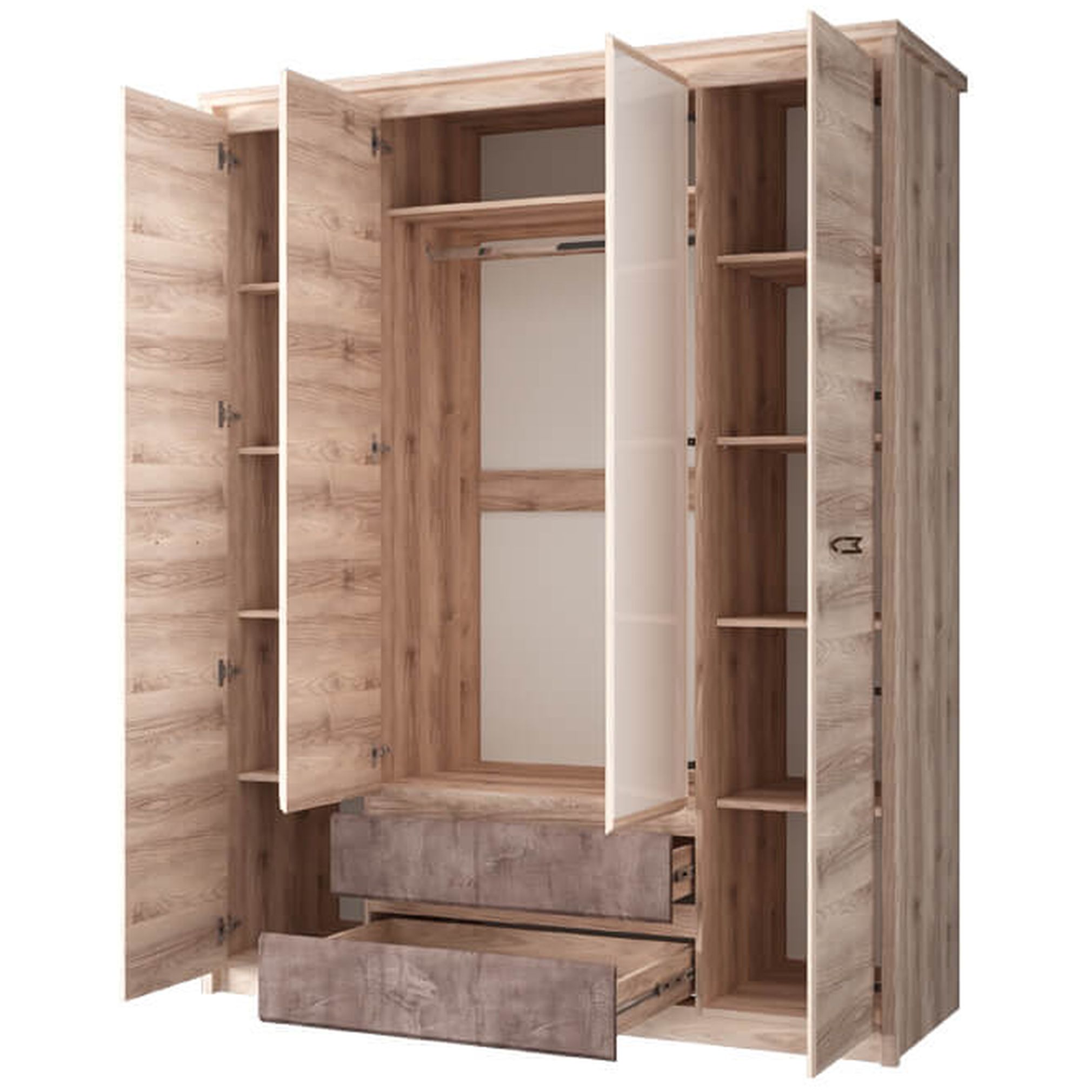 Картинка Джаз Шкаф 4DG2S Z интернет-магазин мебели FreeTime