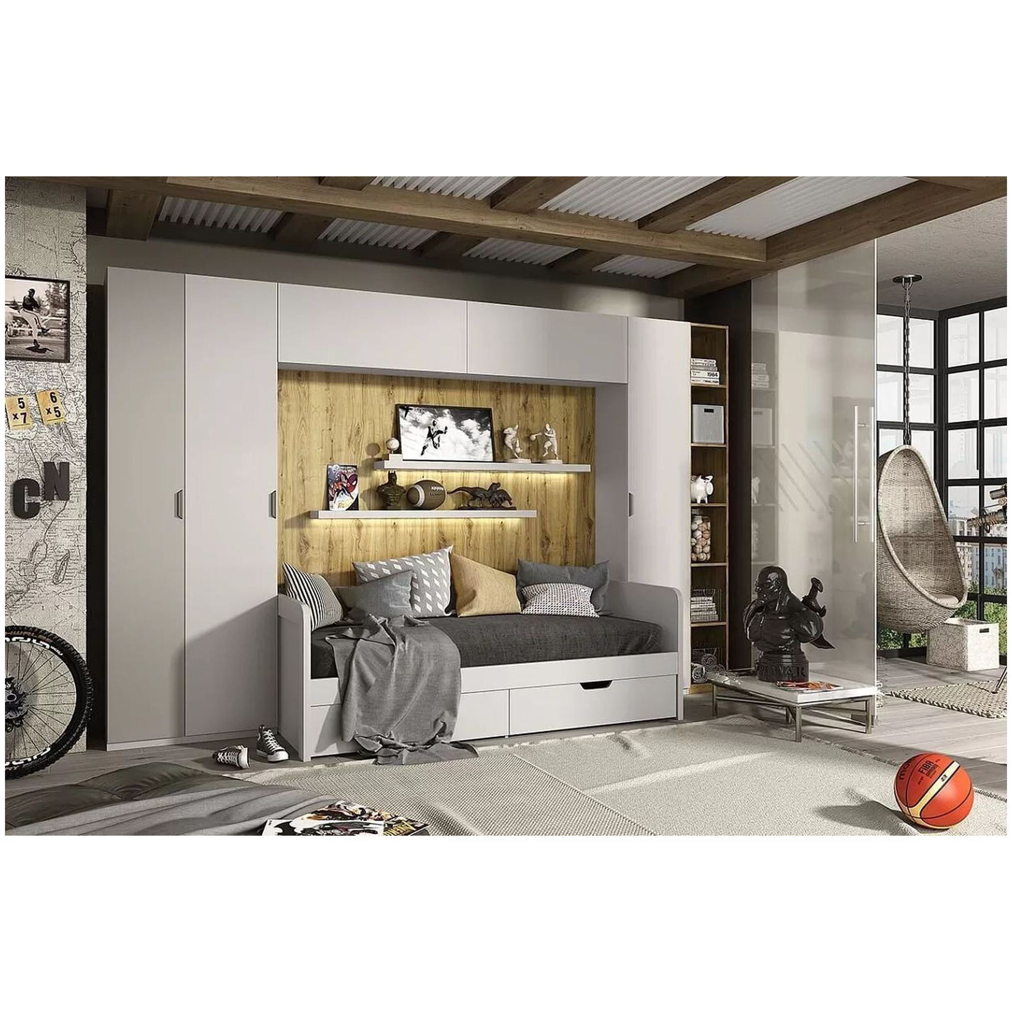 Картинка Модерн Кровать 90-2 интернет-магазин мебели FreeTime