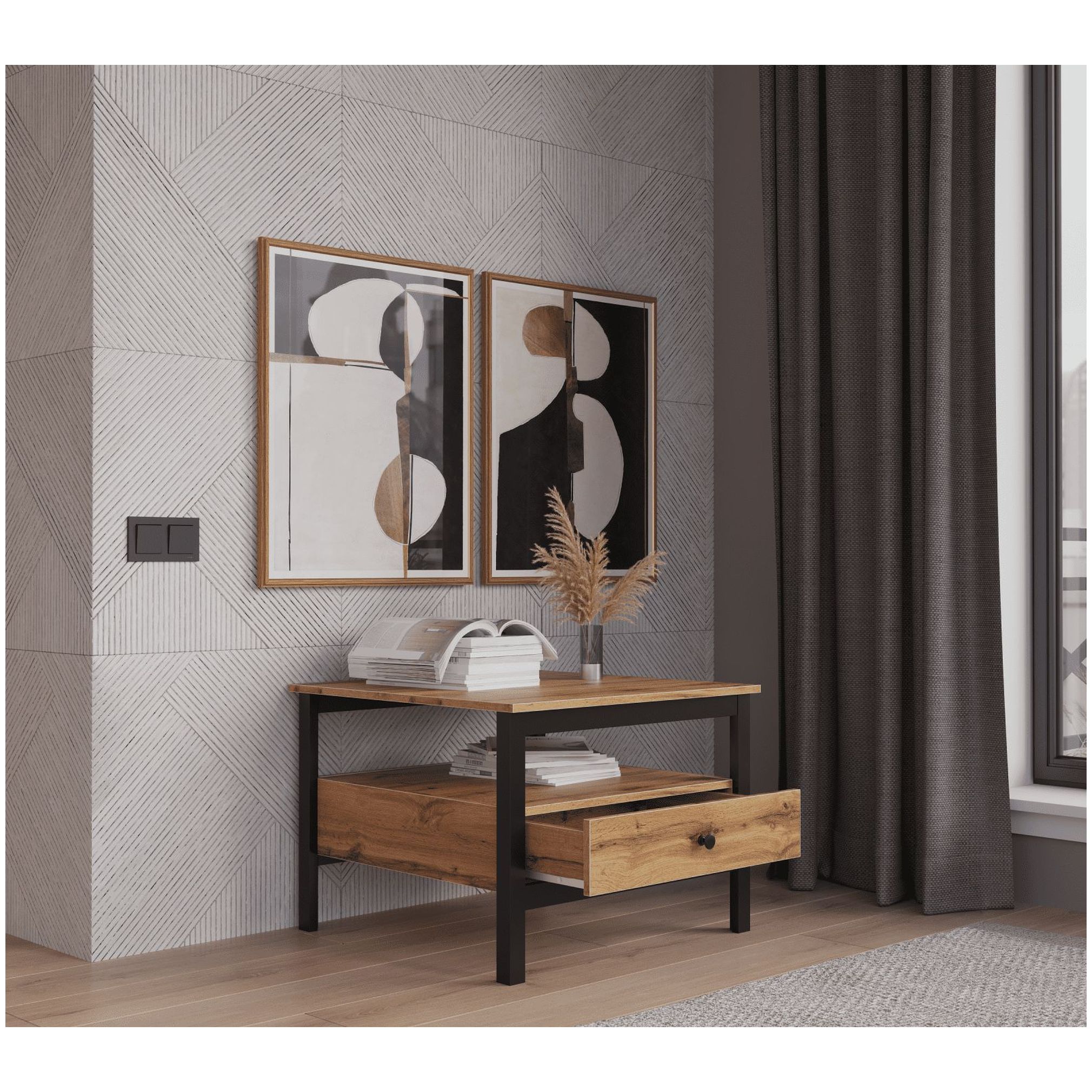 Картинка Лофт стол журнальный LAW интернет-магазин мебели FreeTime