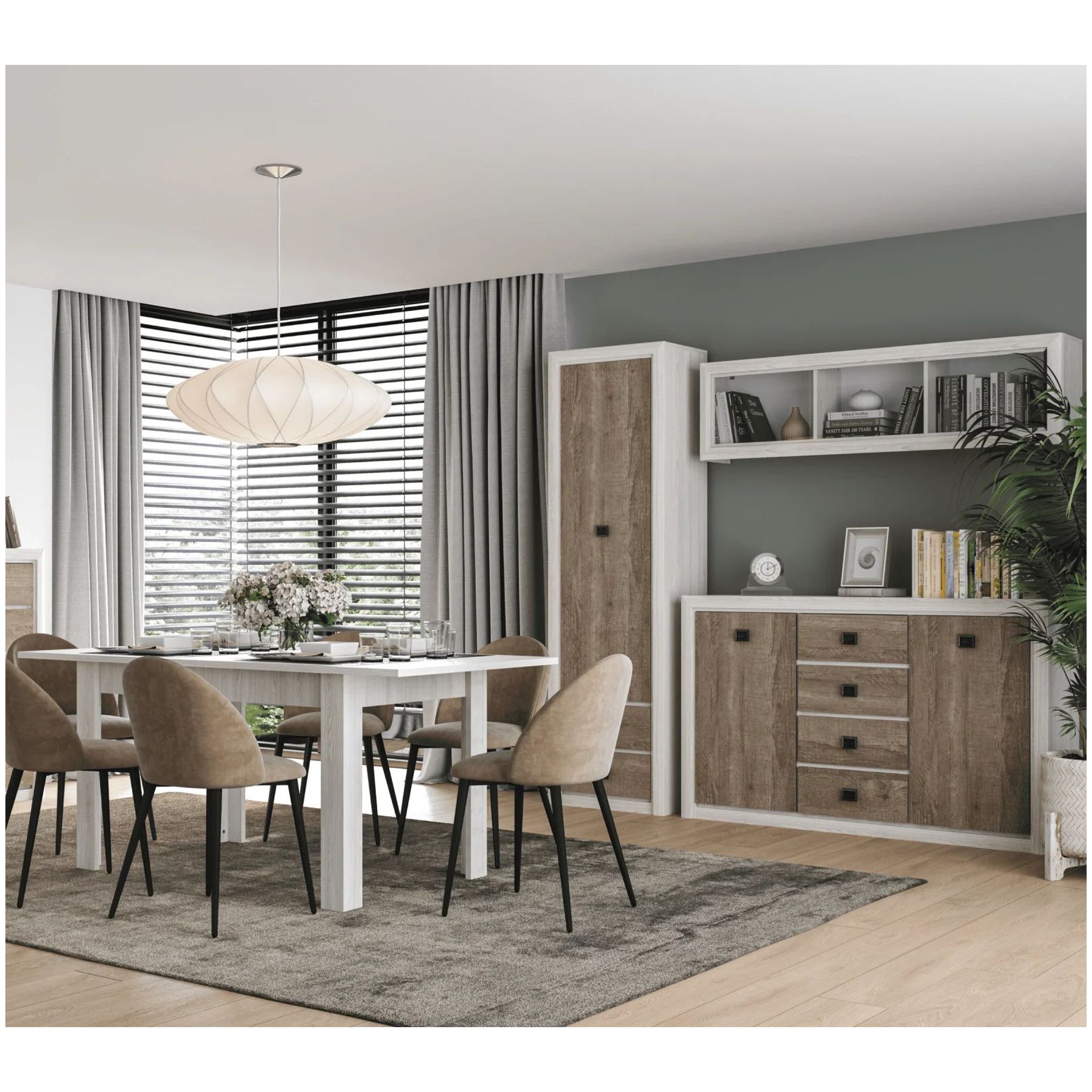 Картинка Коен тумба KOM2D4S (Сосна) интернет-магазин мебели FreeTime