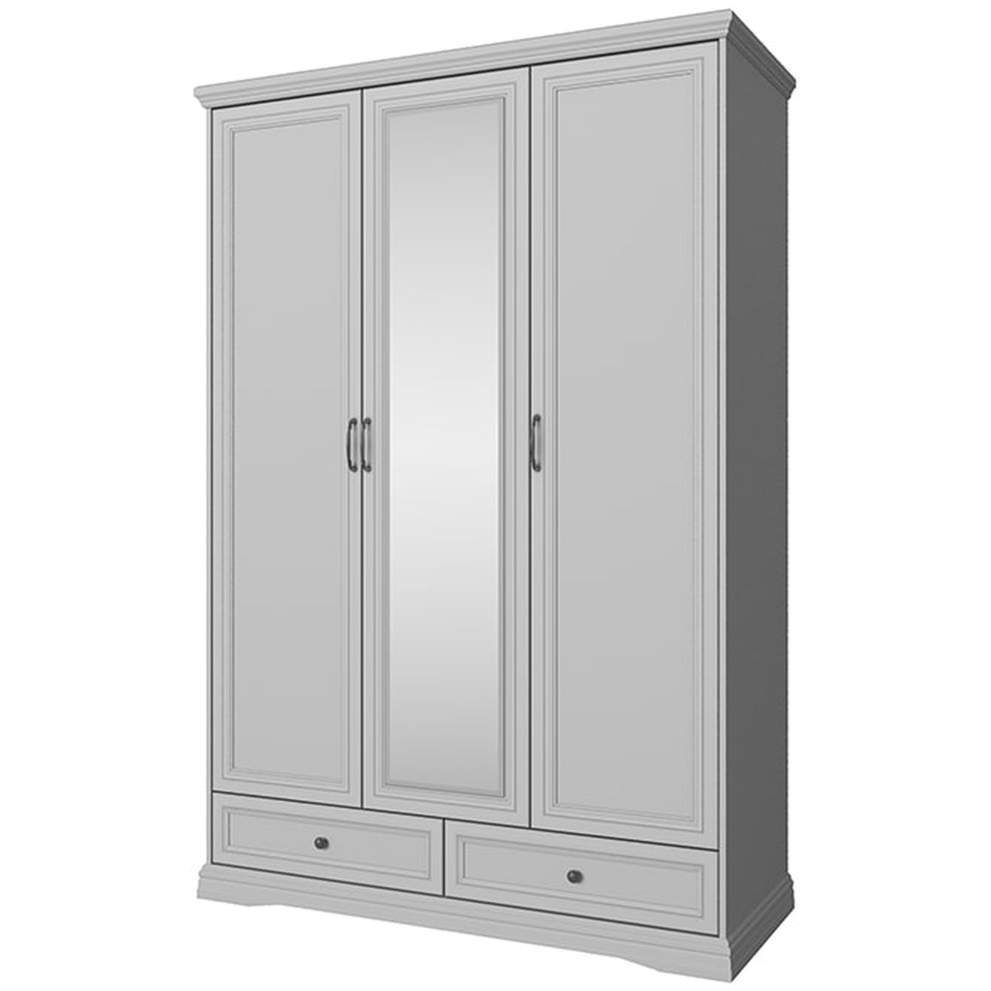 Картинка Валенсия Шкаф с зеркалом 3DG2S Z интернет-магазин мебели FreeTime