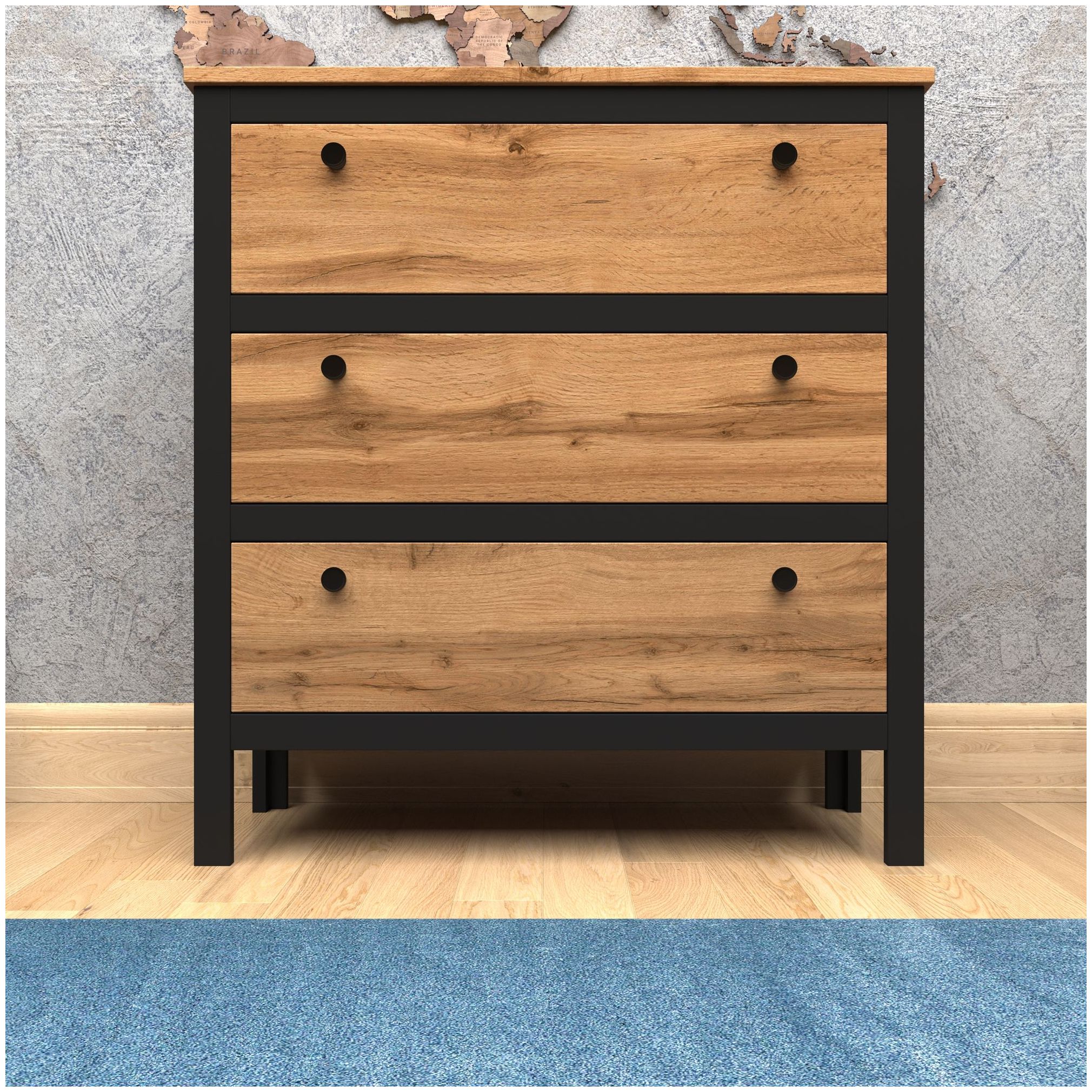 Картинка Лофт тумба KOM3S/90 интернет-магазин мебели FreeTime