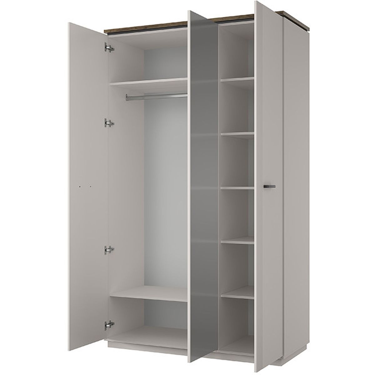 Картинка Винати Шкаф с зеркалом 3DG Z интернет-магазин мебели FreeTime