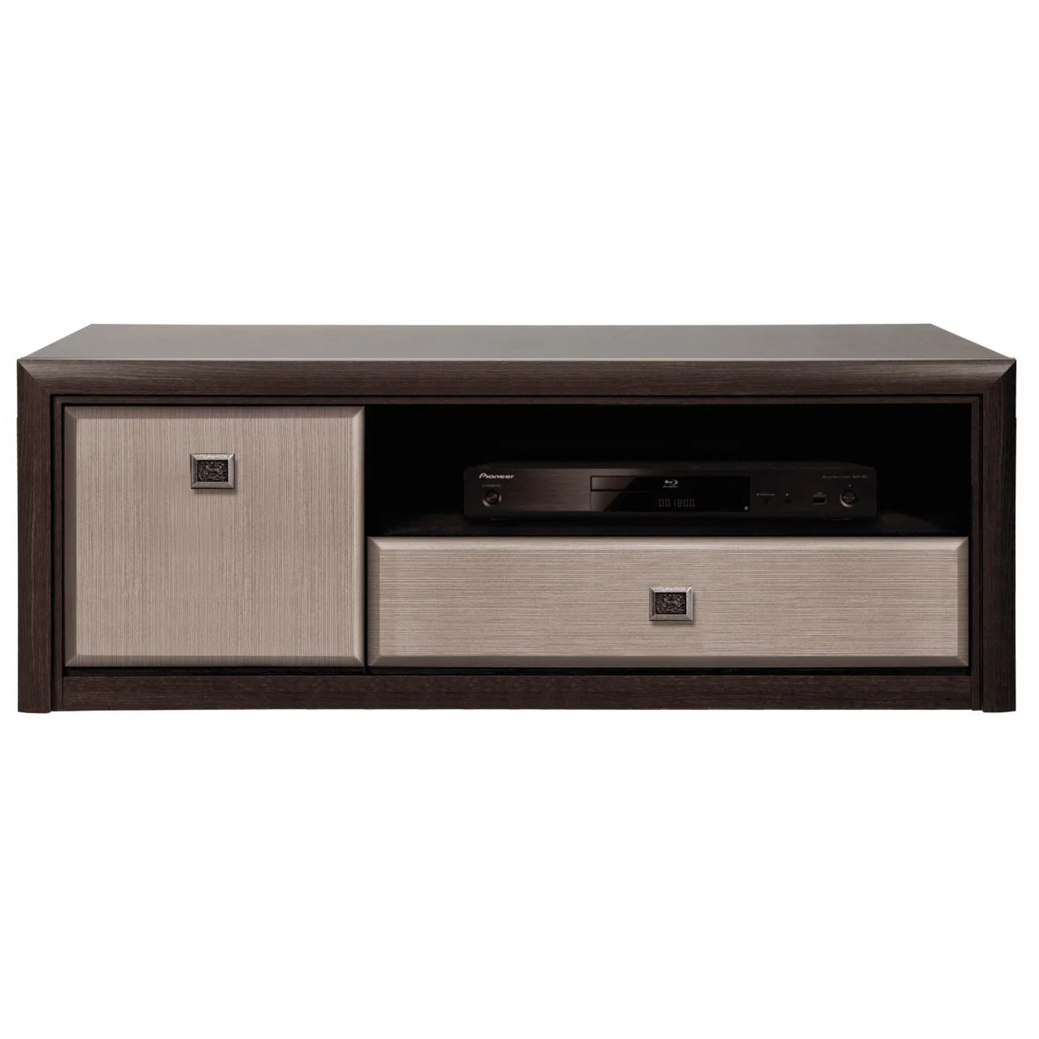 Картинка Коен ТВ тумба RTV1D1S (Венге/Штрокс) интернет-магазин мебели FreeTime