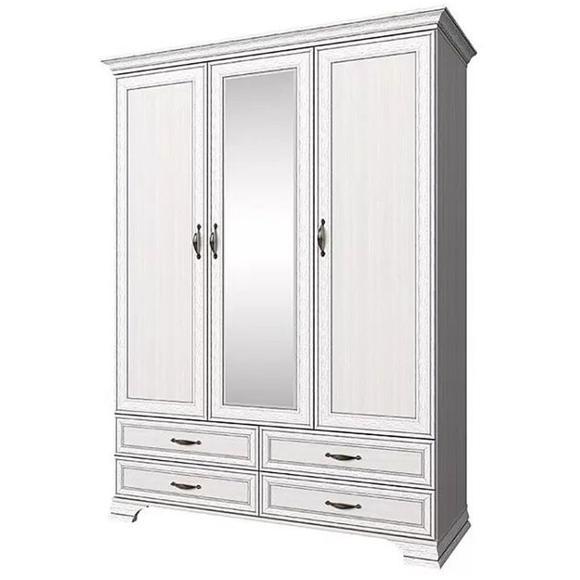 Картинка Тиффани Шкаф  с зеркалом 3D4S Z интернет-магазин мебели FreeTime