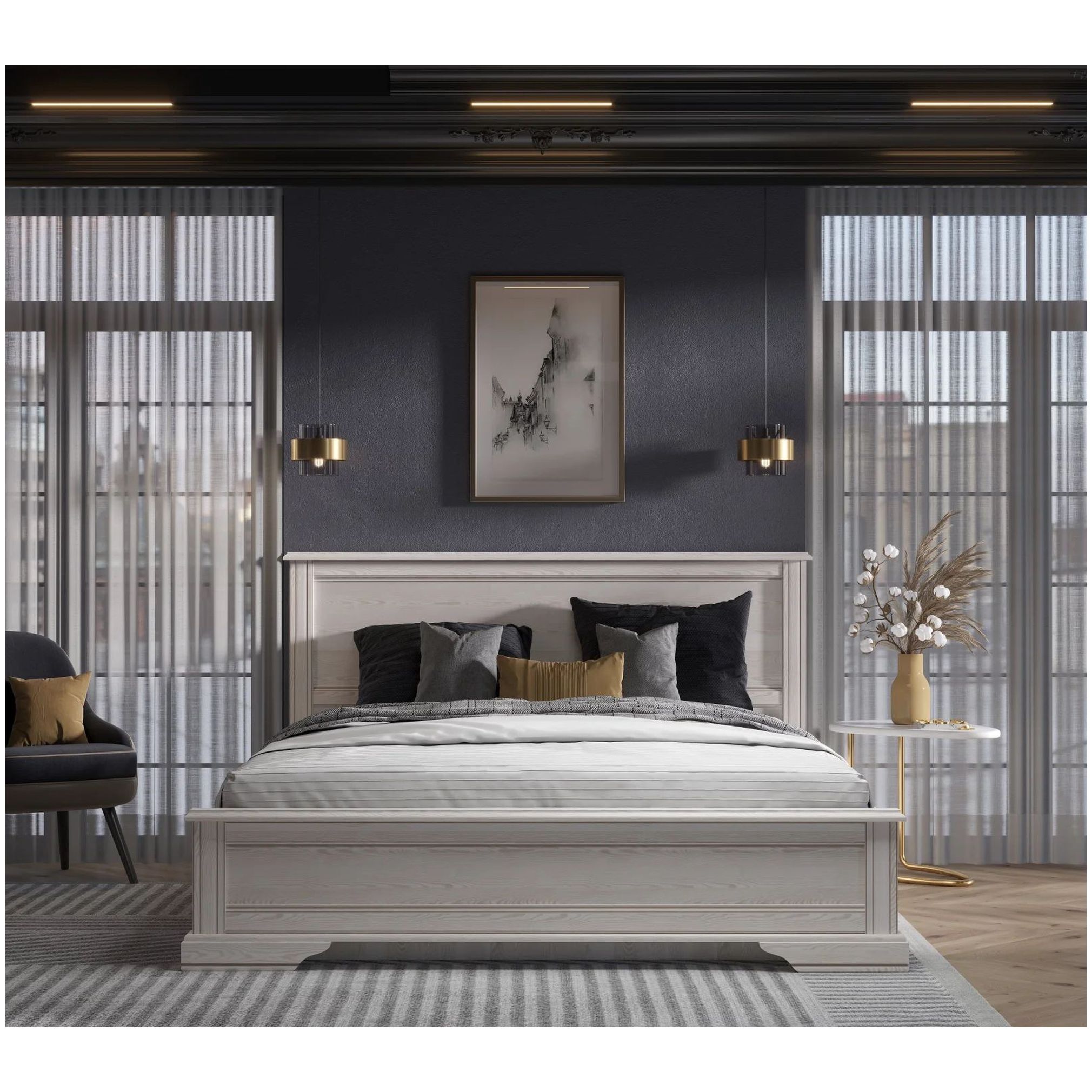 Картинка Стилиус кровать LOZ160х200 с подъемным механизмом интернет-магазин мебели FreeTime