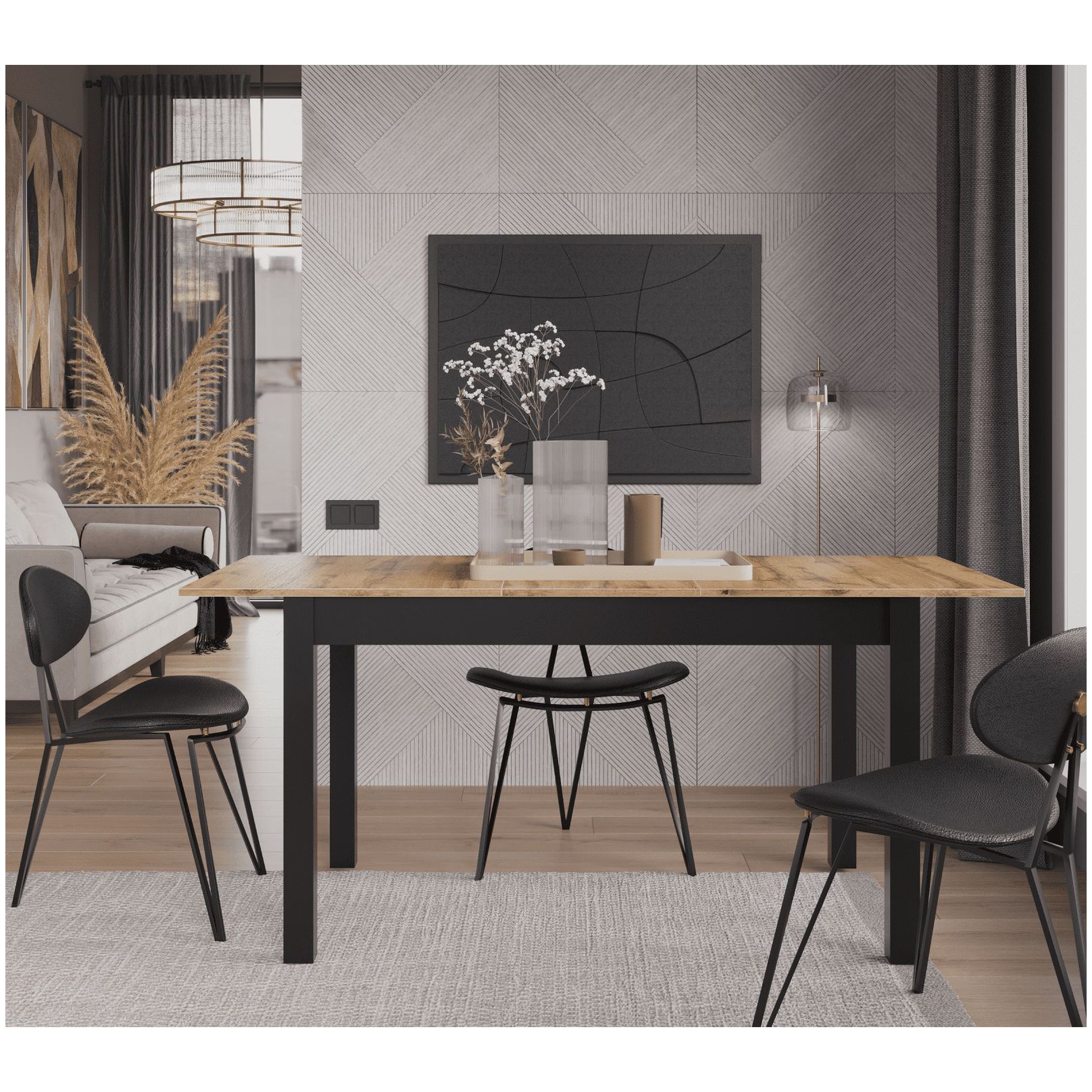 Картинка Лофт стол STO130/170 интернет-магазин мебели FreeTime