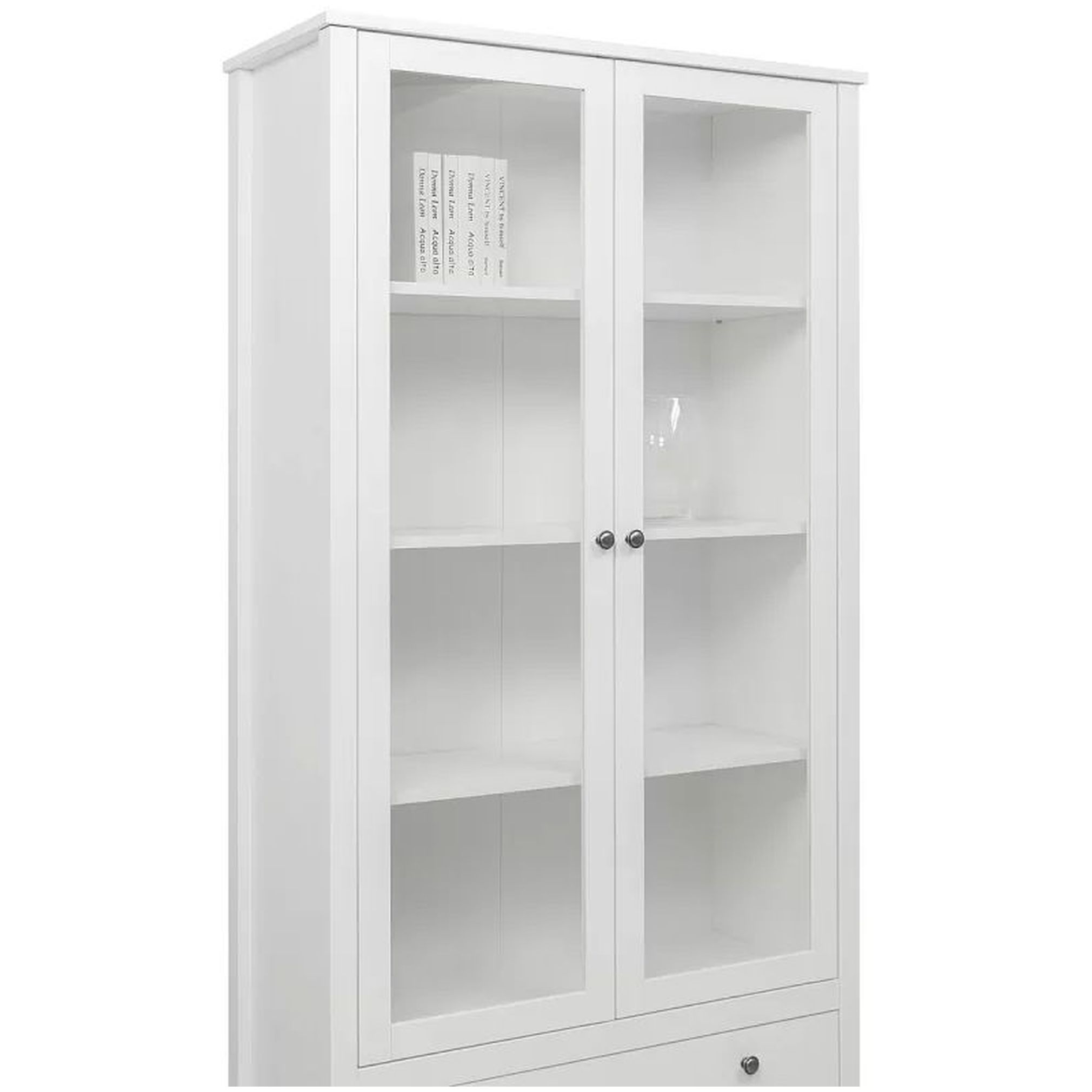 Картинка Ева шкаф-витрина REG2W2S с подсветкой интернет-магазин мебели FreeTime