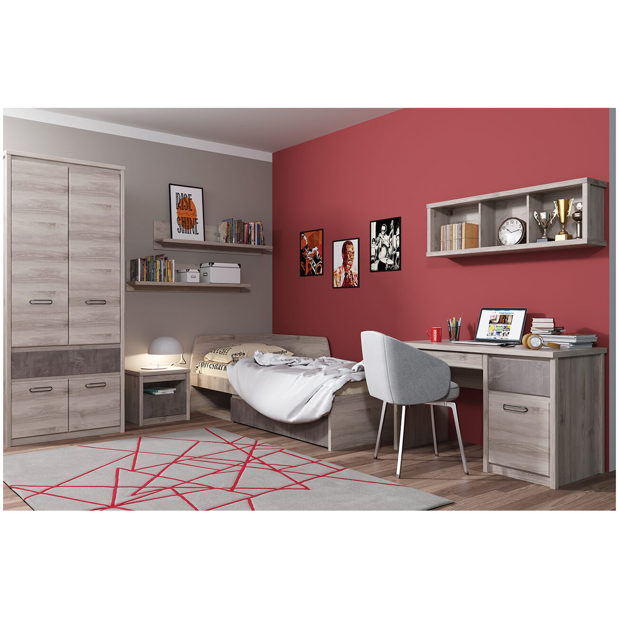 Картинка Джаз Шкаф 4DG1S интернет-магазин мебели FreeTime