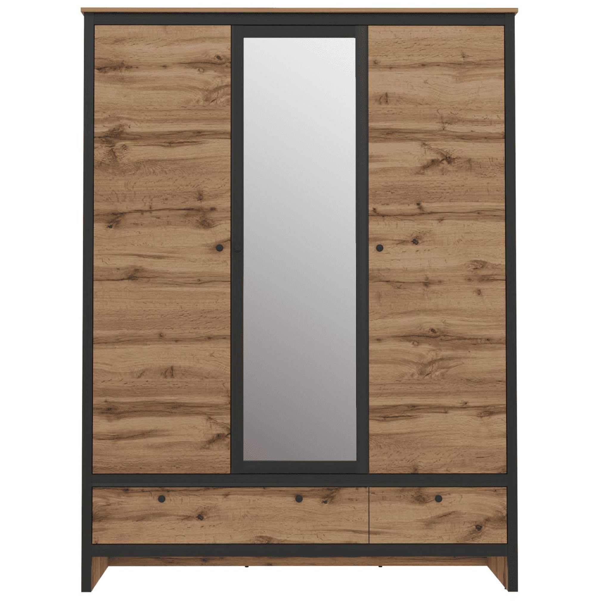 Картинка Лофт шкаф с зеркаломSZF3D2S интернет-магазин мебели FreeTime