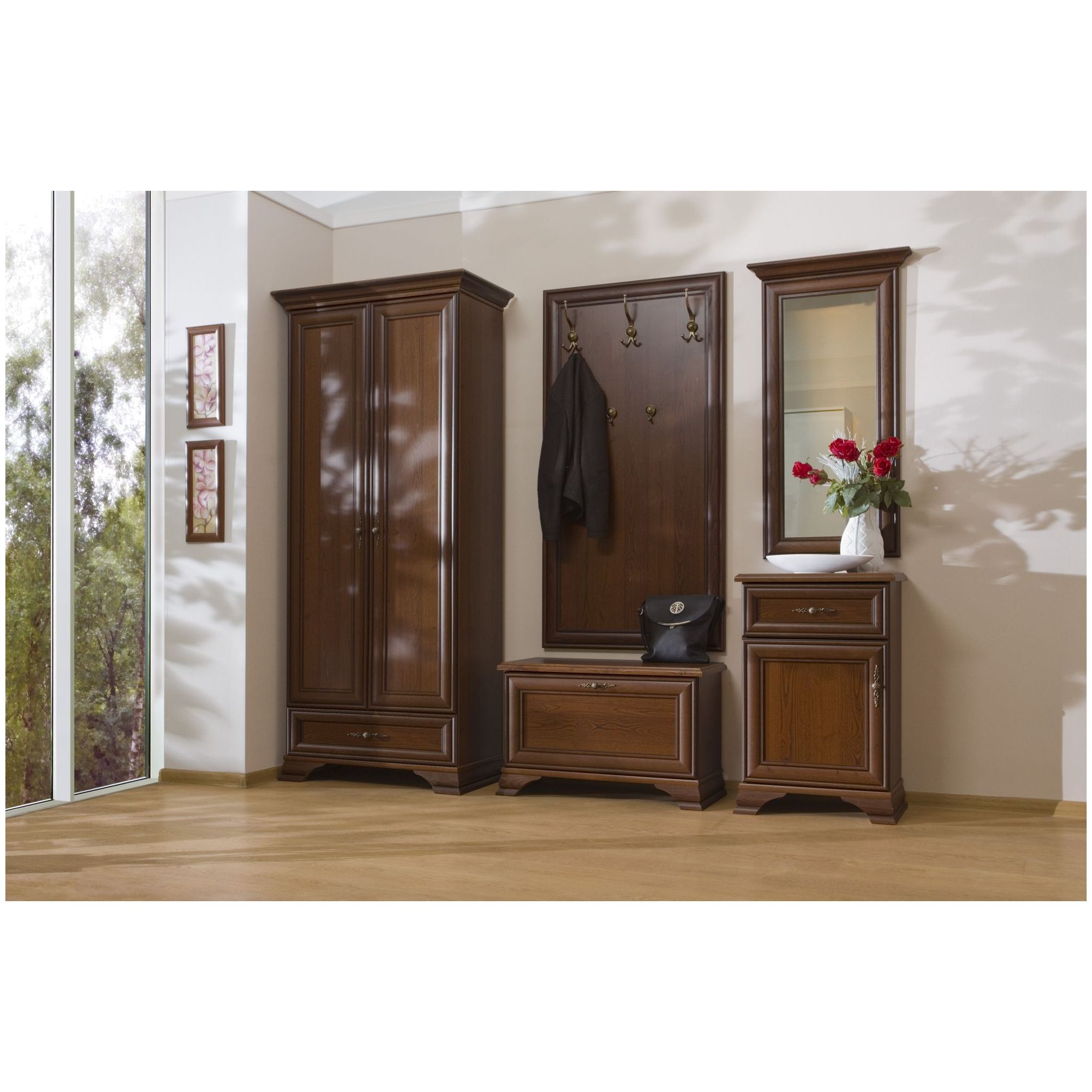 Картинка Кентаки вешалка WIE/75 (Каштан) интернет-магазин мебели FreeTime