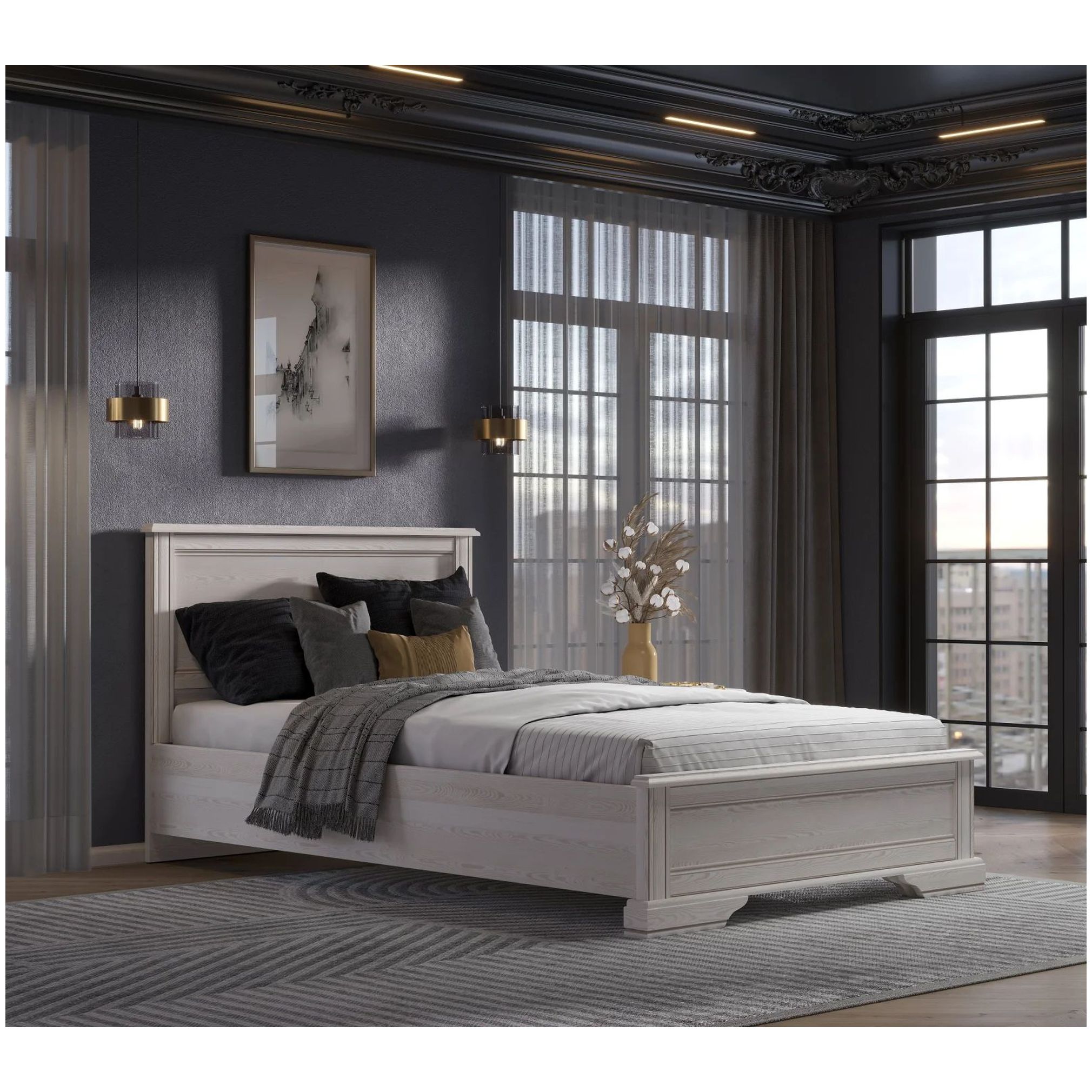 Картинка Стилиус кровать LOZ120х200 интернет-магазин мебели FreeTime