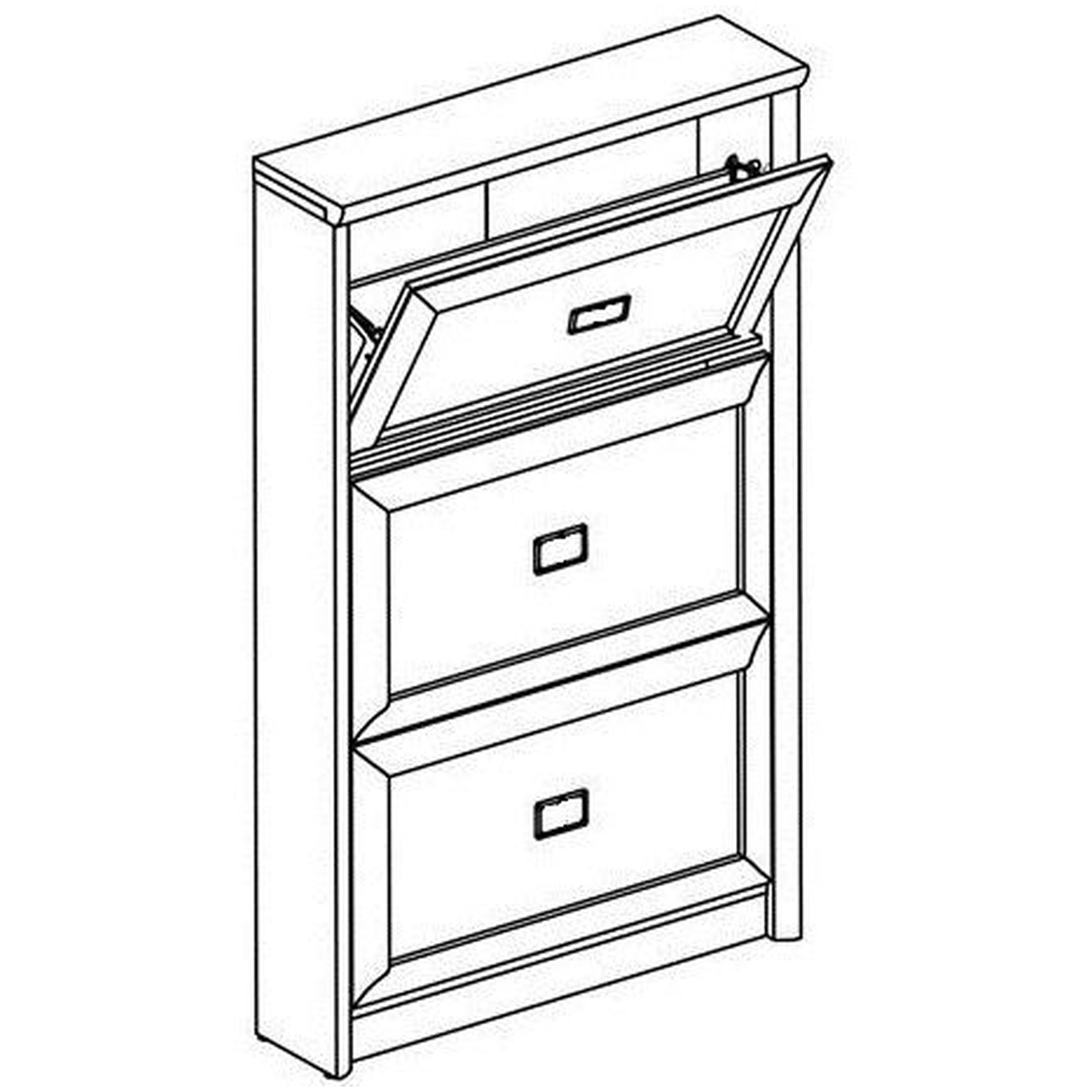 Картинка Коен тумба для обуви BUT3D (Сосна) интернет-магазин мебели FreeTime