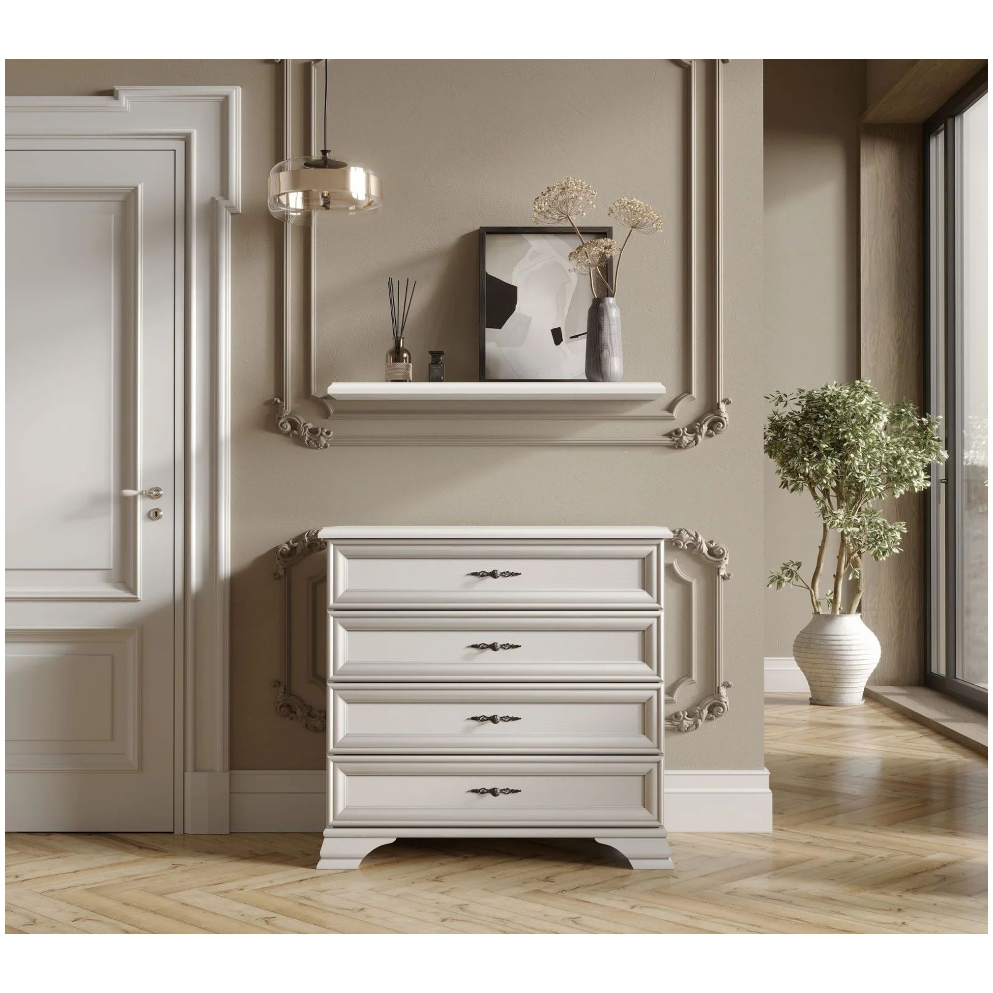 Картинка Кентаки полка S320-POL/95 (Белый) интернет-магазин мебели FreeTime