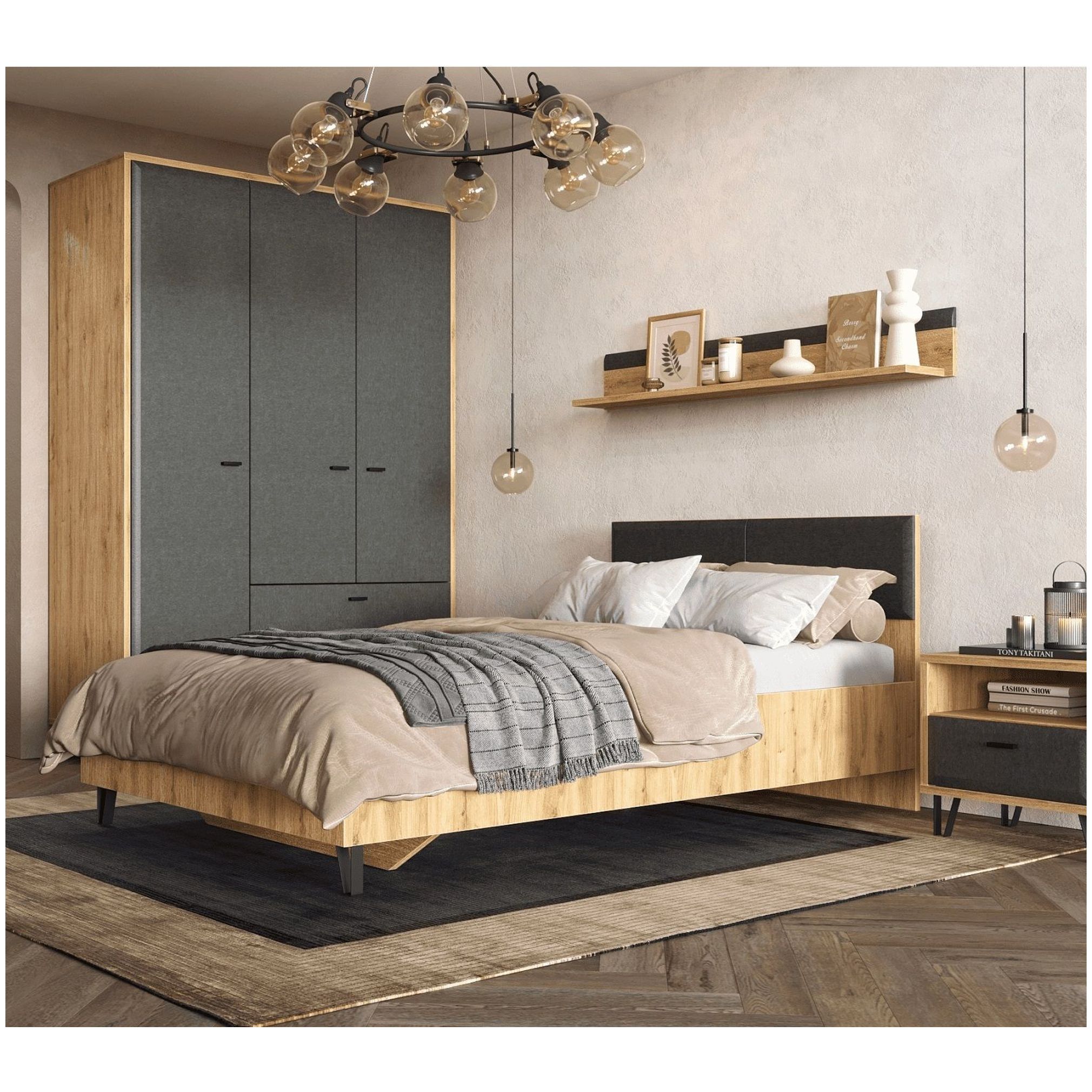 Картинка Грейс кровать LOZ120х200 интернет-магазин мебели FreeTime