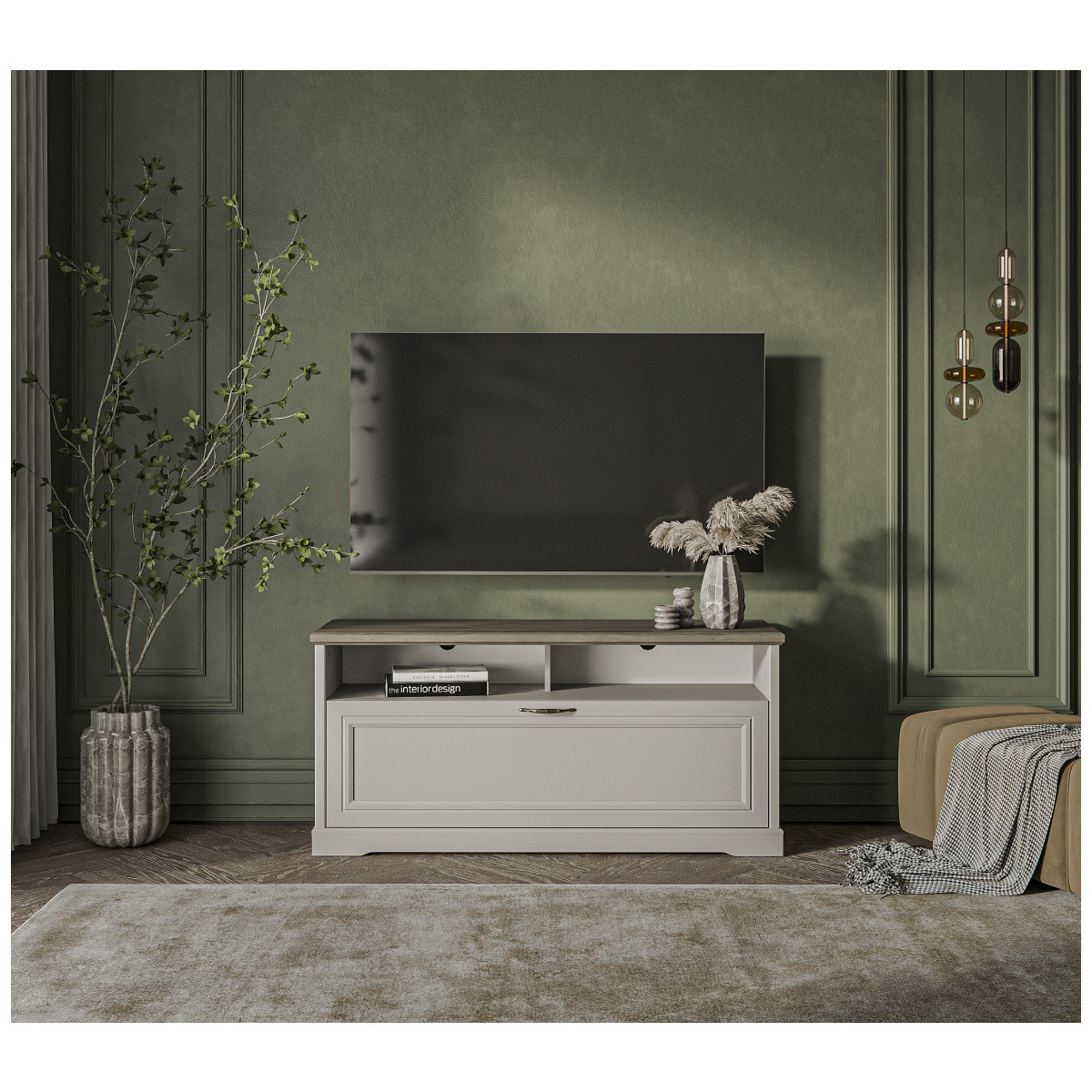 Картинка Тоскана Тумба ТВ RTV 1D2N интернет-магазин мебели FreeTime