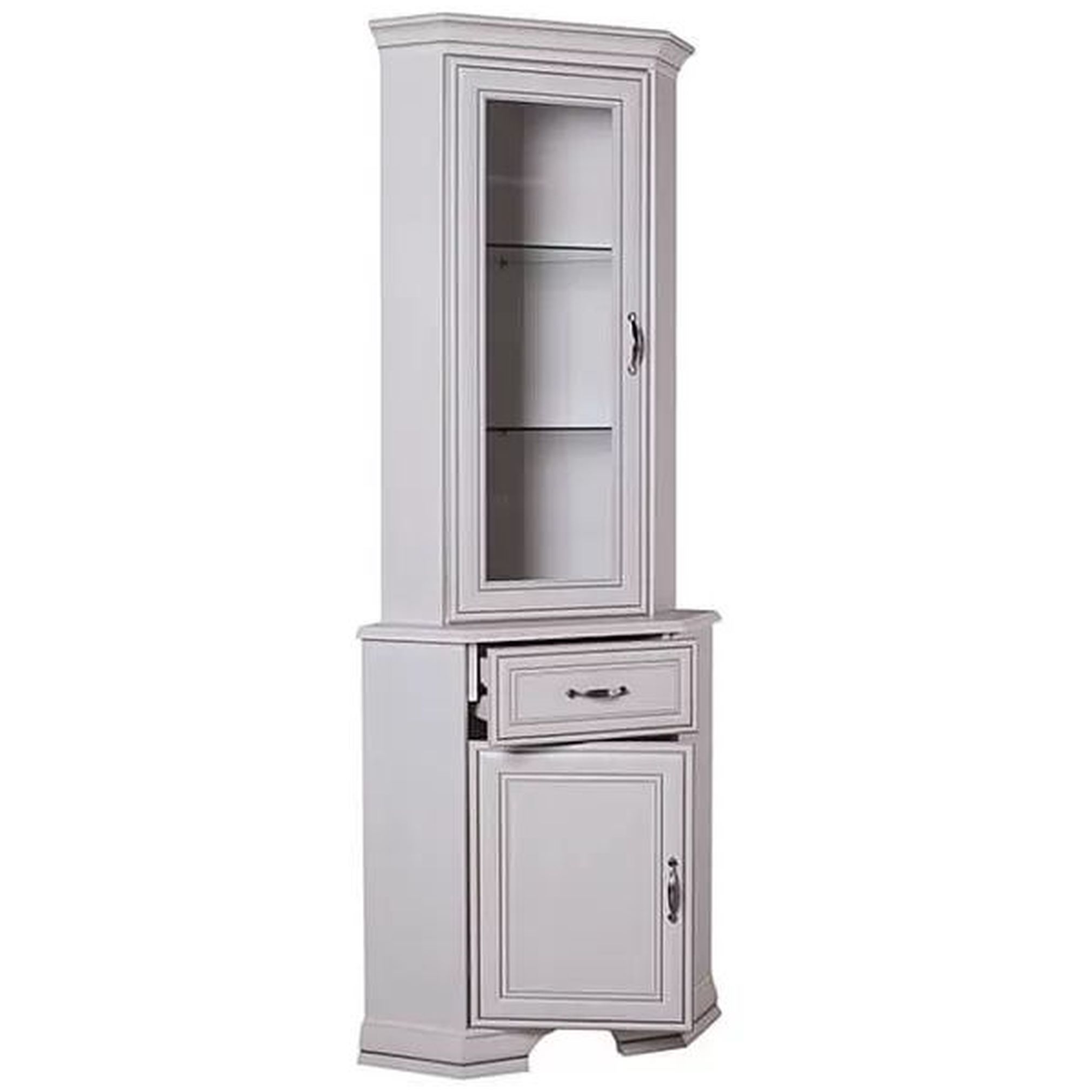 Картинка Тиффани Шкаф с витриной 1VU интернет-магазин мебели FreeTime