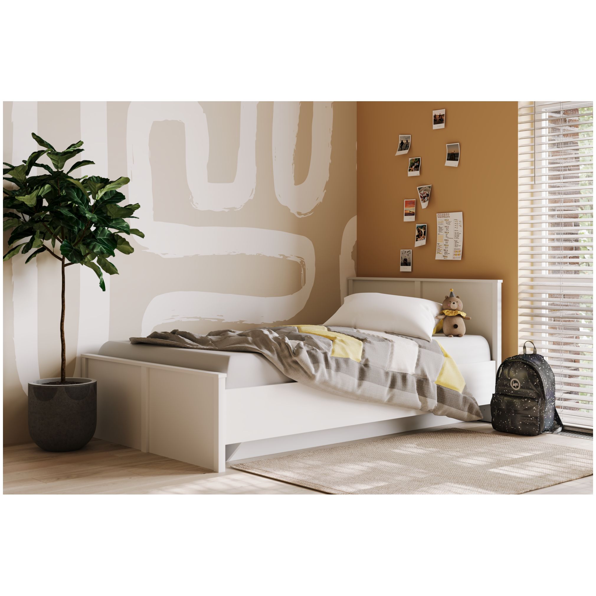 Картинка Ева кровать LOZ120*200 интернет-магазин мебели FreeTime