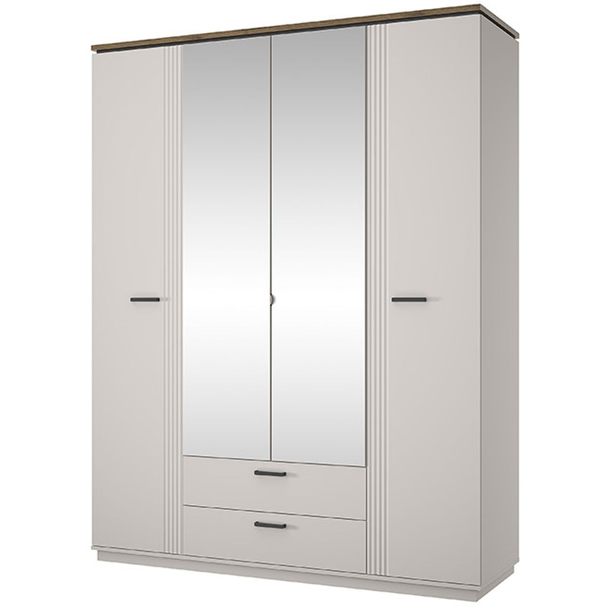 Картинка Винати Шкаф с зеркалом 4DG2S Z интернет-магазин мебели FreeTime