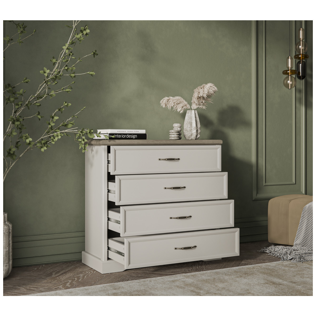 Картинка Тоскана Комод 4S интернет-магазин мебели FreeTime