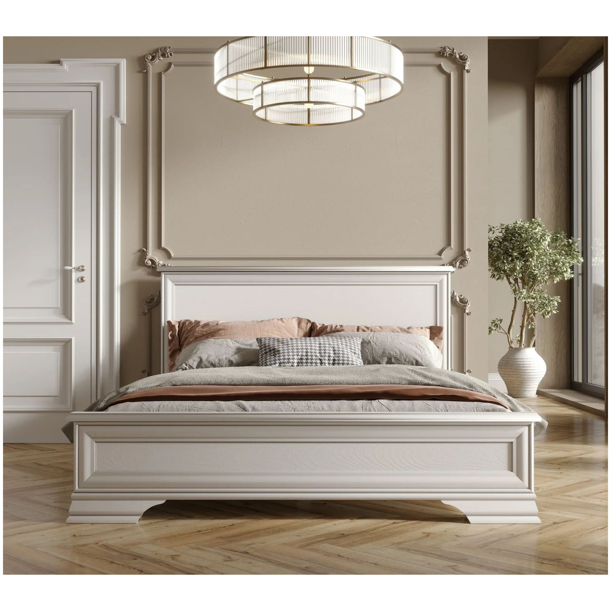 Картинка Кентаки кровать S320-LOZ160х200 с подъемным механизмом (Белый) интернет-магазин мебели FreeTime