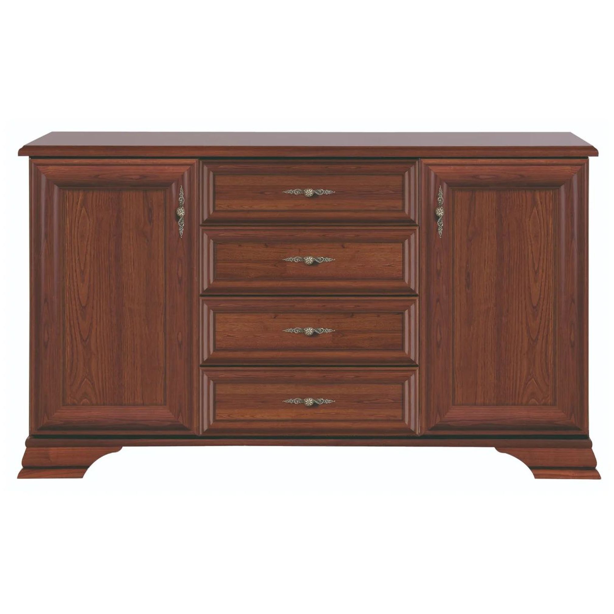 Картинка Кентаки тумба KOM2D4S (Каштан) интернет-магазин мебели FreeTime