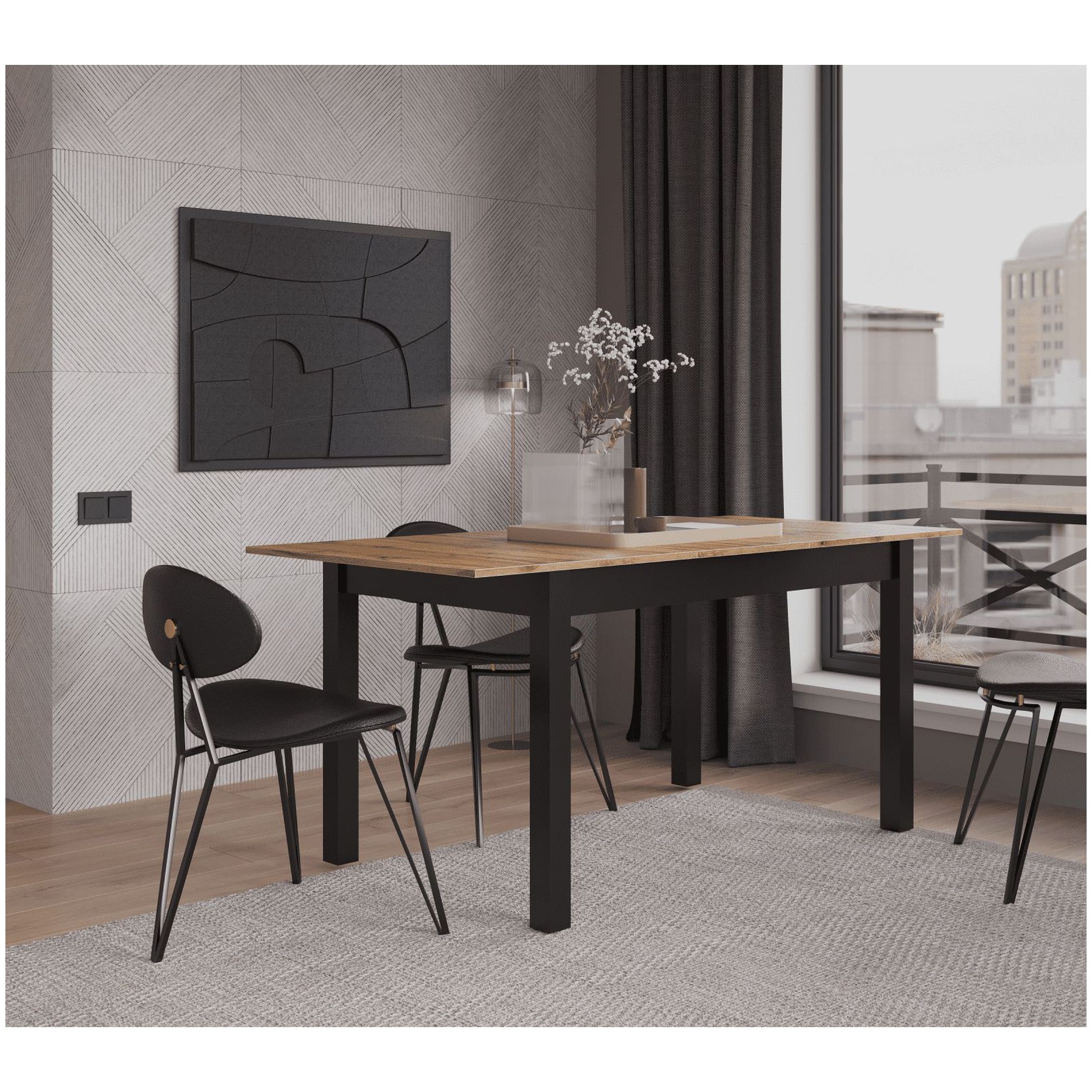 Картинка Лофт стол STO130/170 интернет-магазин мебели FreeTime