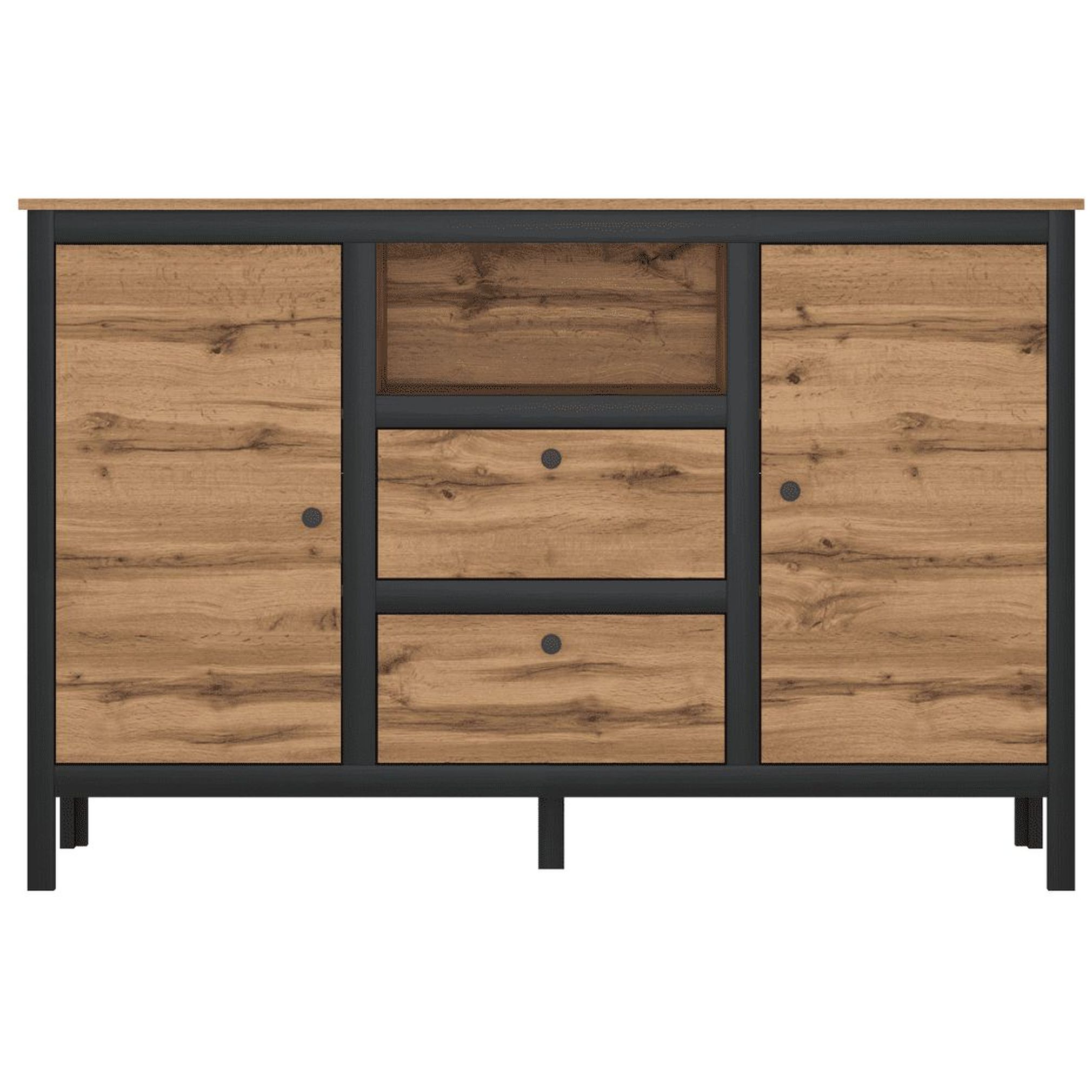 Картинка Лофт тумба KOM2D2S/150 интернет-магазин мебели FreeTime