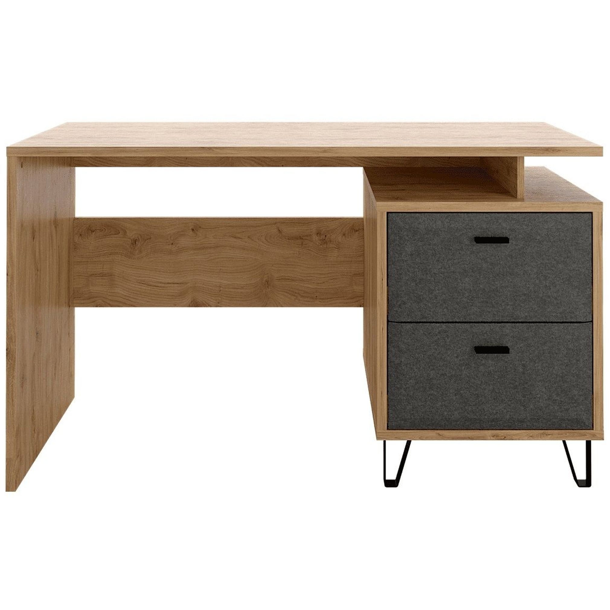 Картинка Грейс стол письменный BIU2S интернет-магазин мебели FreeTime