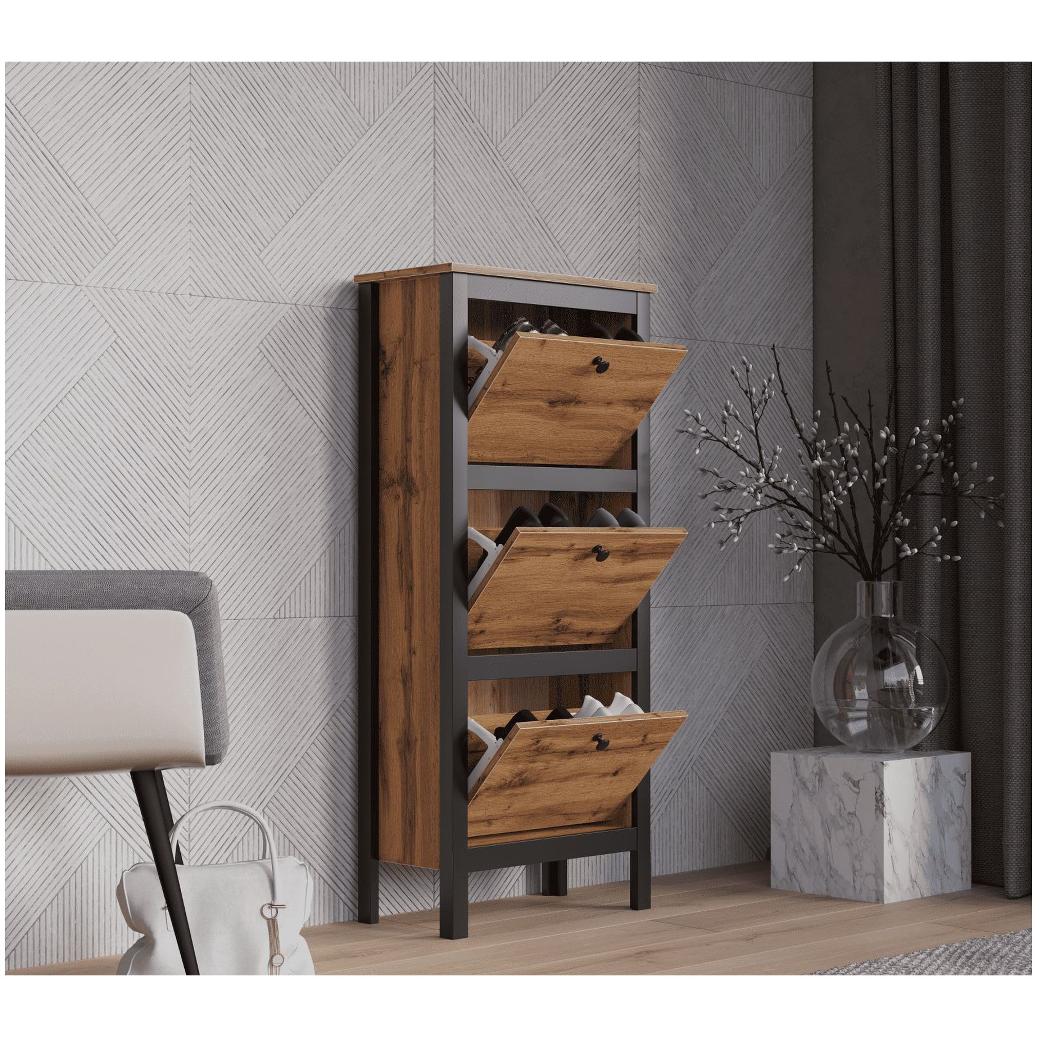 Картинка Лофт тумба SFB3B/50 интернет-магазин мебели FreeTime