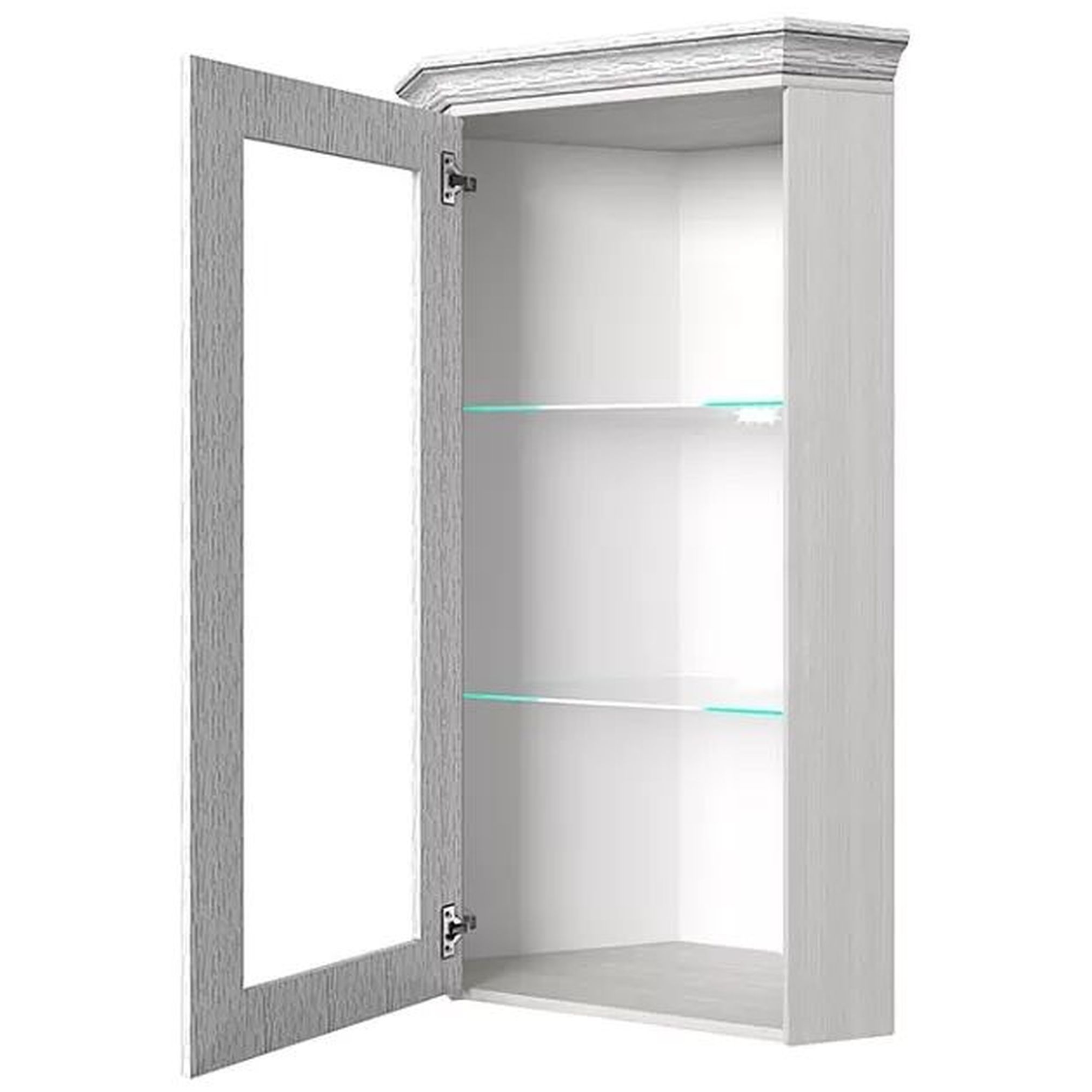 Картинка Тиффани Шкаф с витриной 1VU интернет-магазин мебели FreeTime