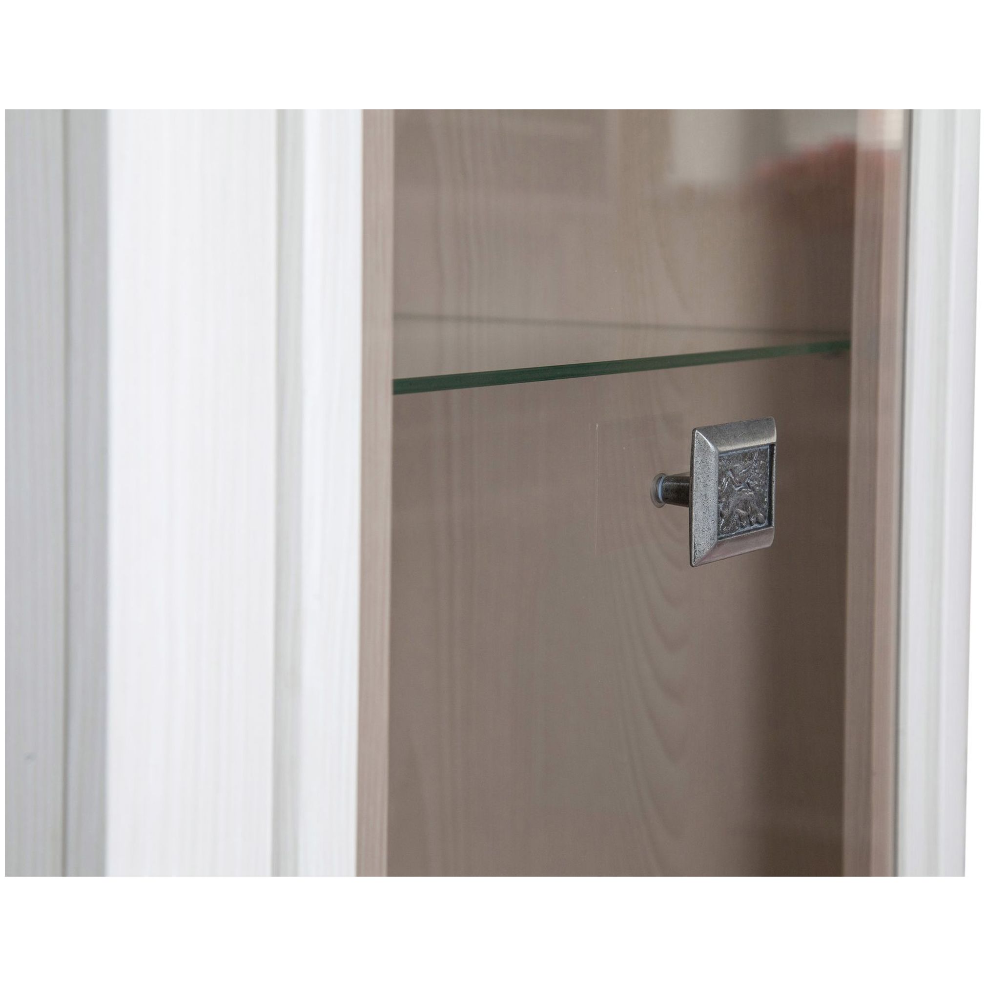 Картинка Коен шкаф-витрина REG1W2S (Сосна) интернет-магазин мебели FreeTime