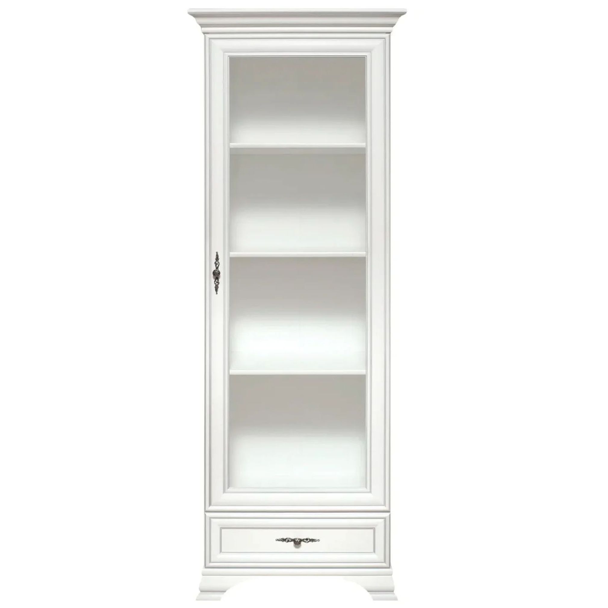 Картинка Кентаки шкаф-витриа REG1W1S (Белый) интернет-магазин мебели FreeTime