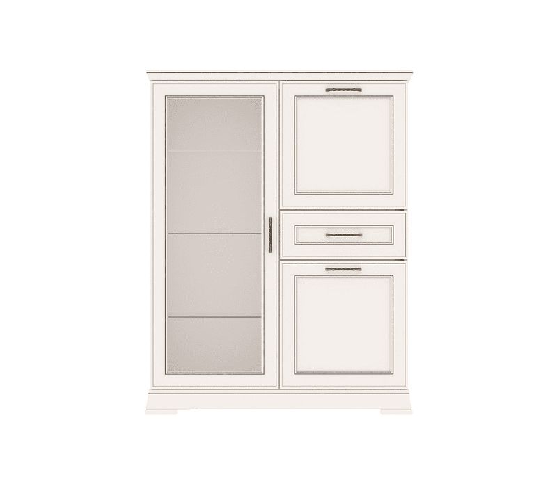 Картинка Флоренция тумба с витриной KOM1W2D1S интернет-магазин мебели FreeTime