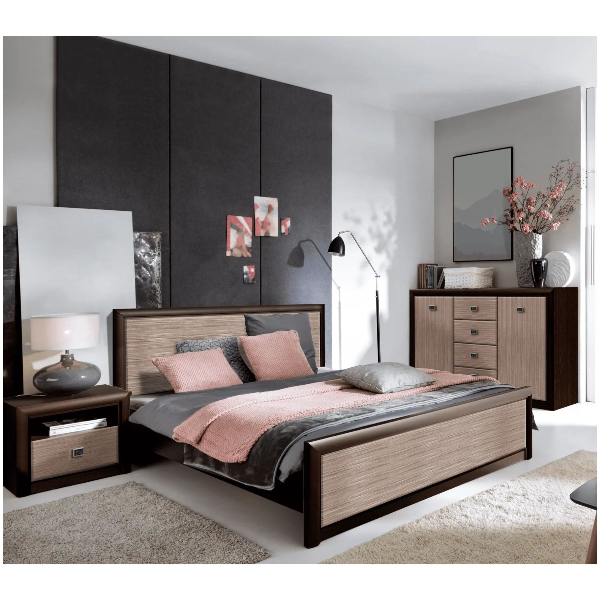 Картинка Коен тумба KOM2D4S (Венге/Штрокс) интернет-магазин мебели FreeTime