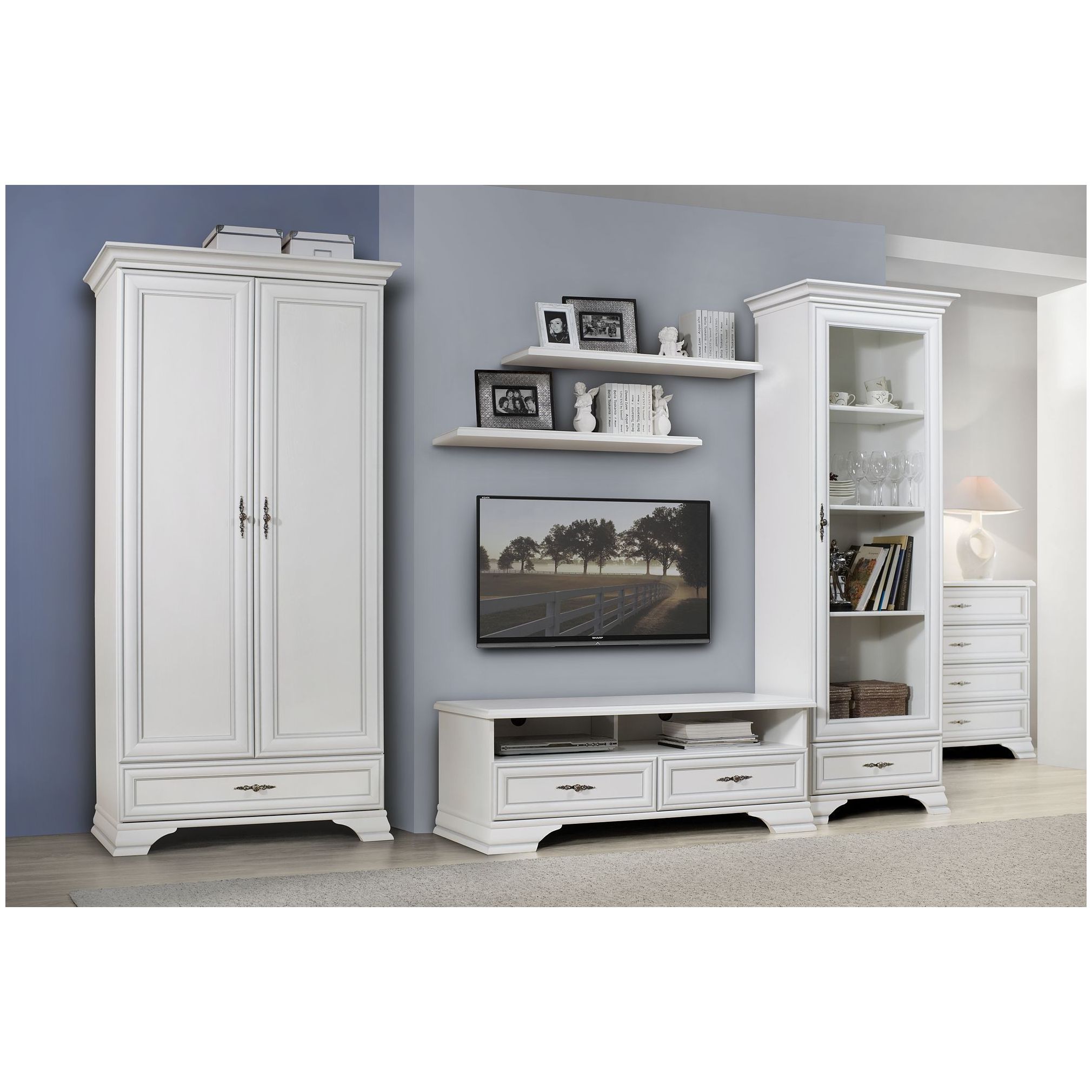 Картинка Кентаки полка S320-POL/95 (Белый) интернет-магазин мебели FreeTime