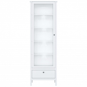 Картинка Ева шкаф-витрина REG1W1S/65 с подсветкой интернет-магазин мебели FreeTime