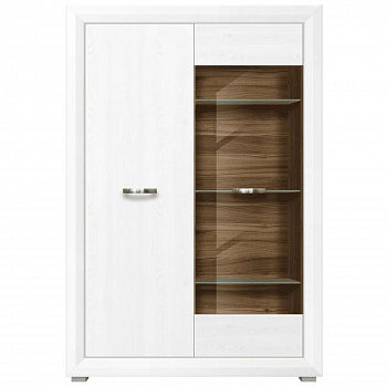 Картинка Мальта шкаф-витрина REG1W1D интернет-магазин мебели FreeTime