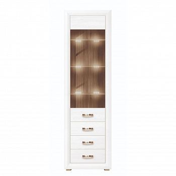 Картинка Мальта шкаф-витрина REG1W3S с подсветкой интернет-магазин мебели FreeTime