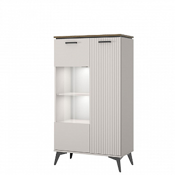 Картинка Винати Шкаф с витриной 1V1D P интернет-магазин мебели FreeTime